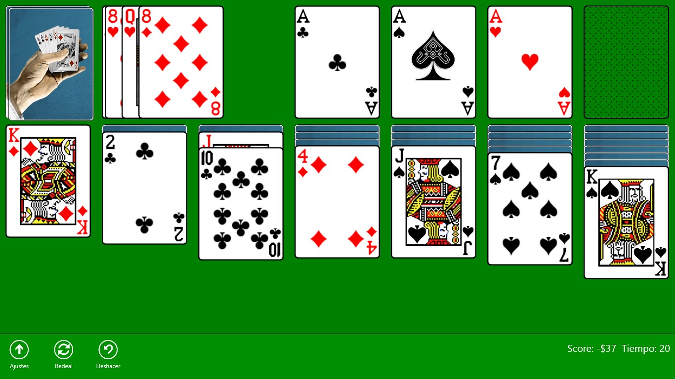 Captura de pantalla de Clásico Solitario