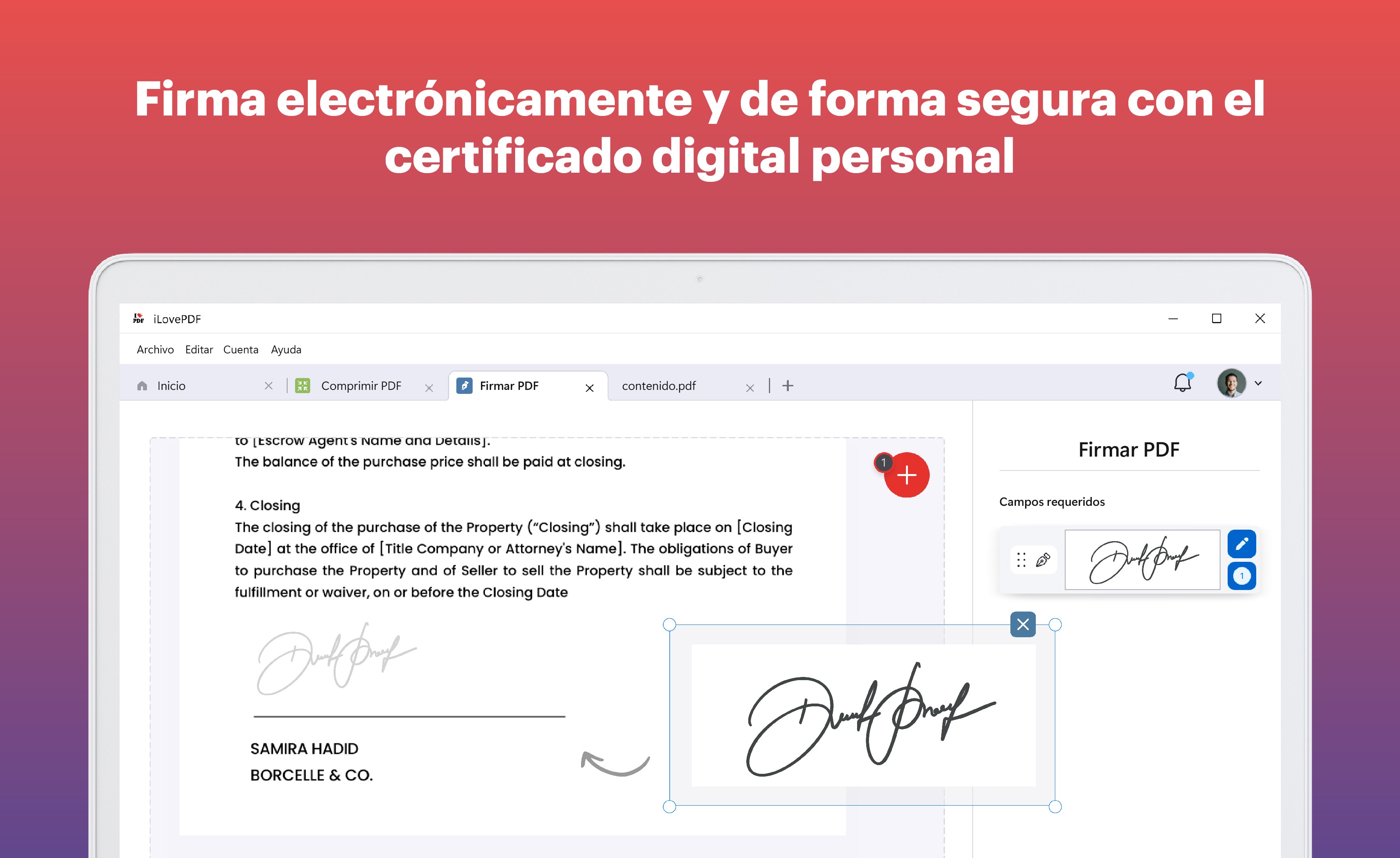Captura de pantalla de iLovePDF: Editor PDF y Lector PDF