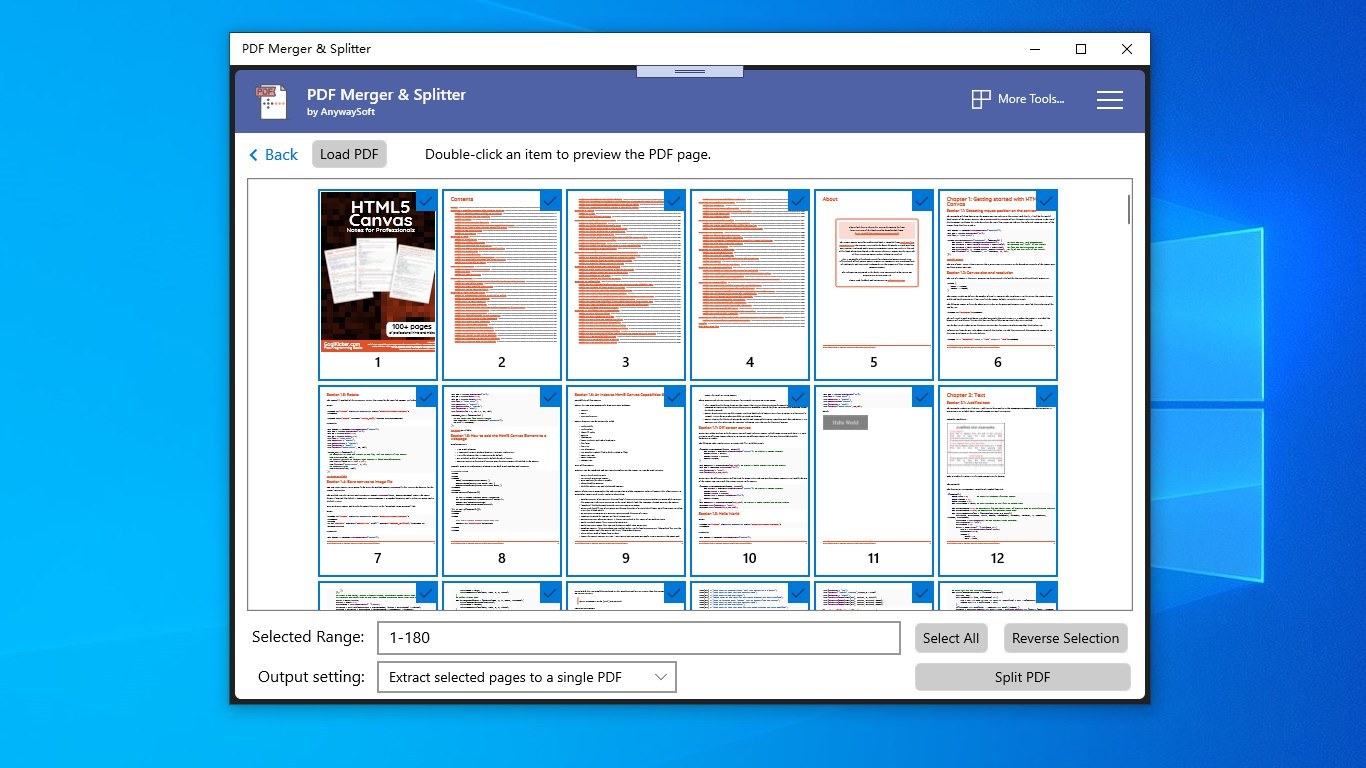 PDF Merger & Splitter screenshot