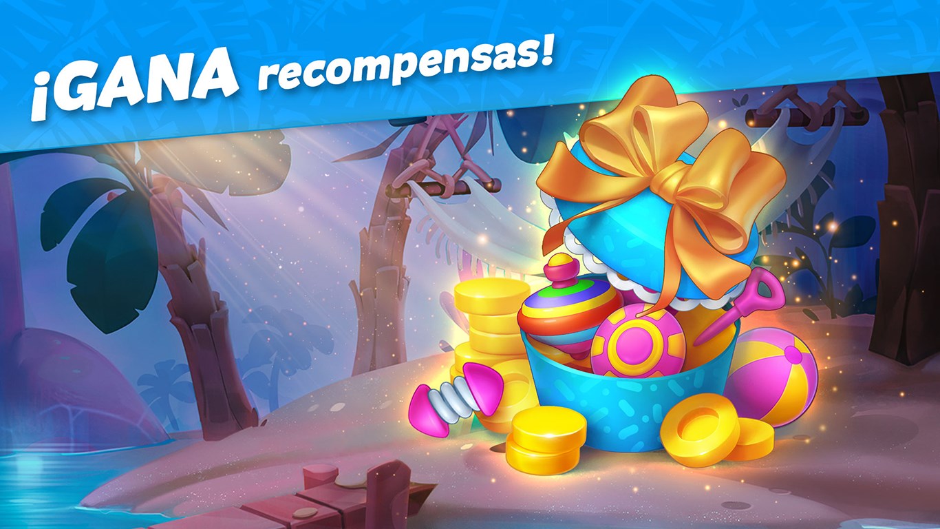 Captura de pantalla de Hawaii Match-3 Mania: House Decorating Game