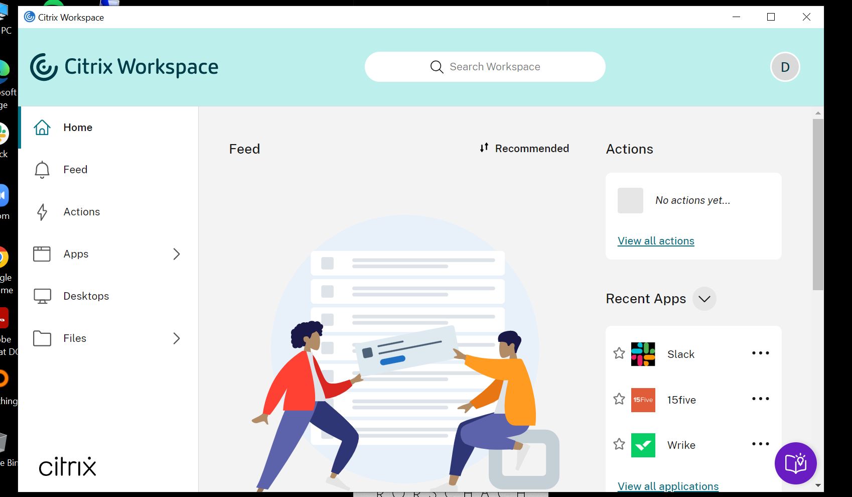 Citrix Workspace App Screenshot