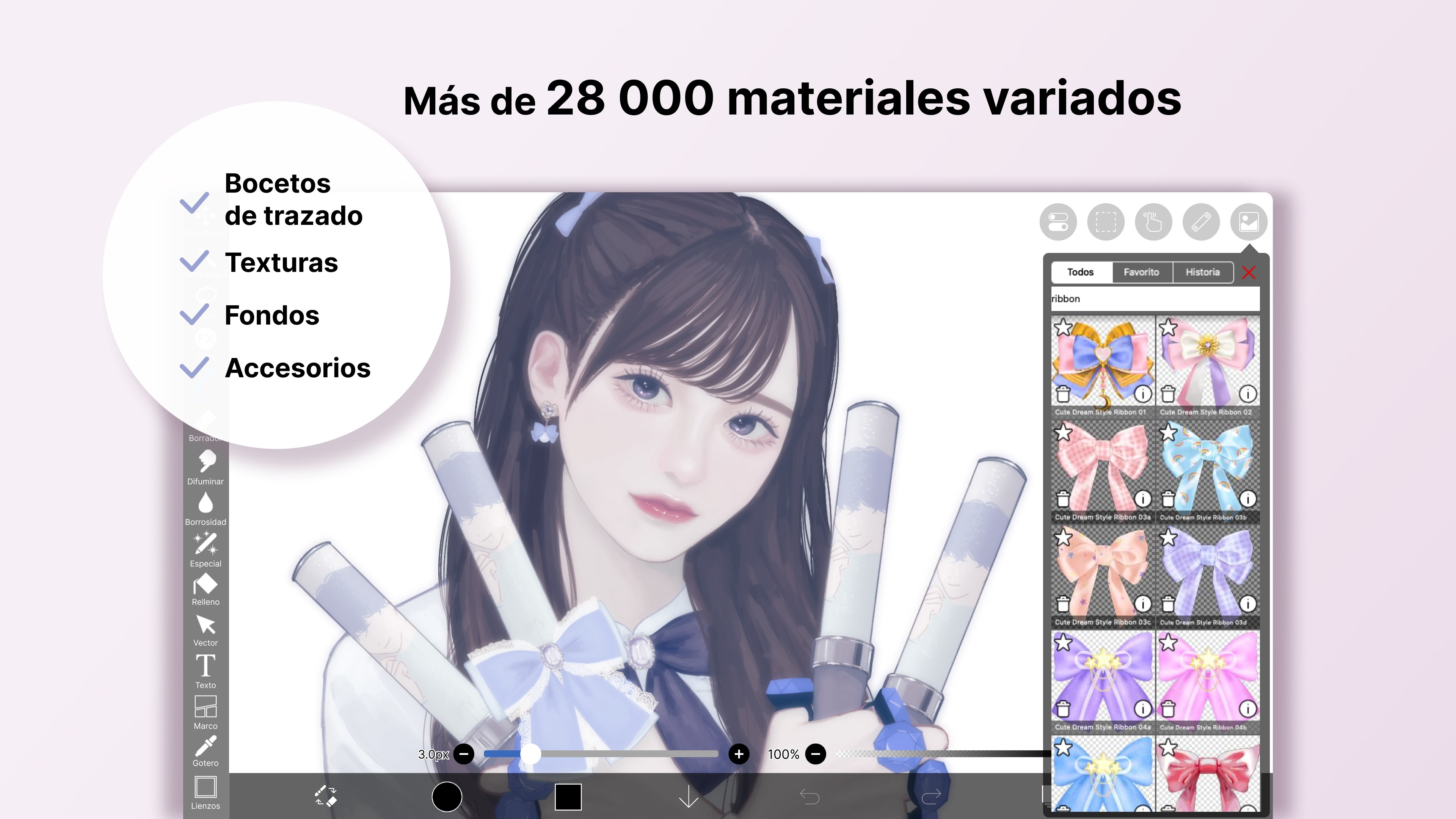 Captura de pantalla de ibis Paint