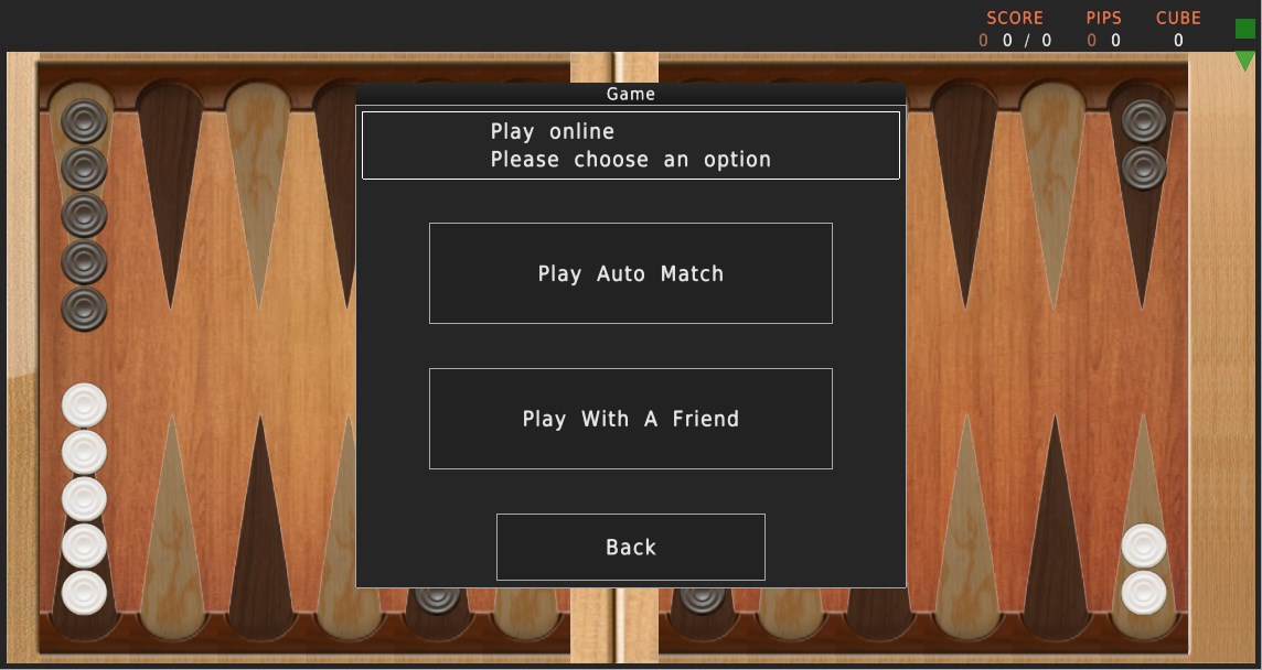 Captura de pantalla de Backgammon Reloaded