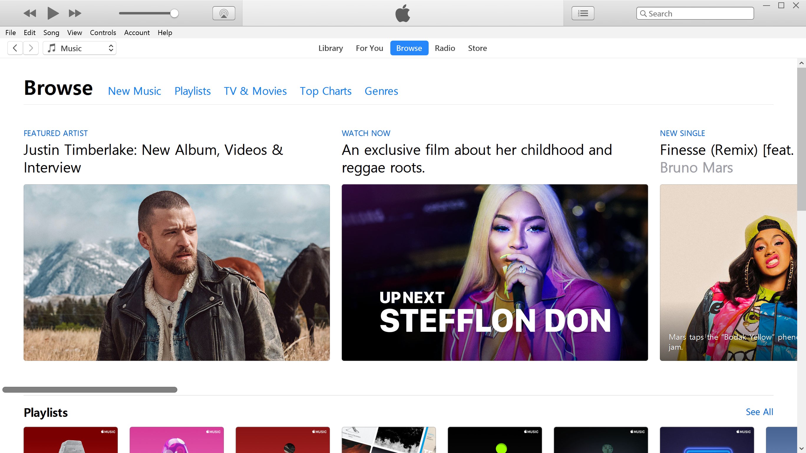iTunes screenshot