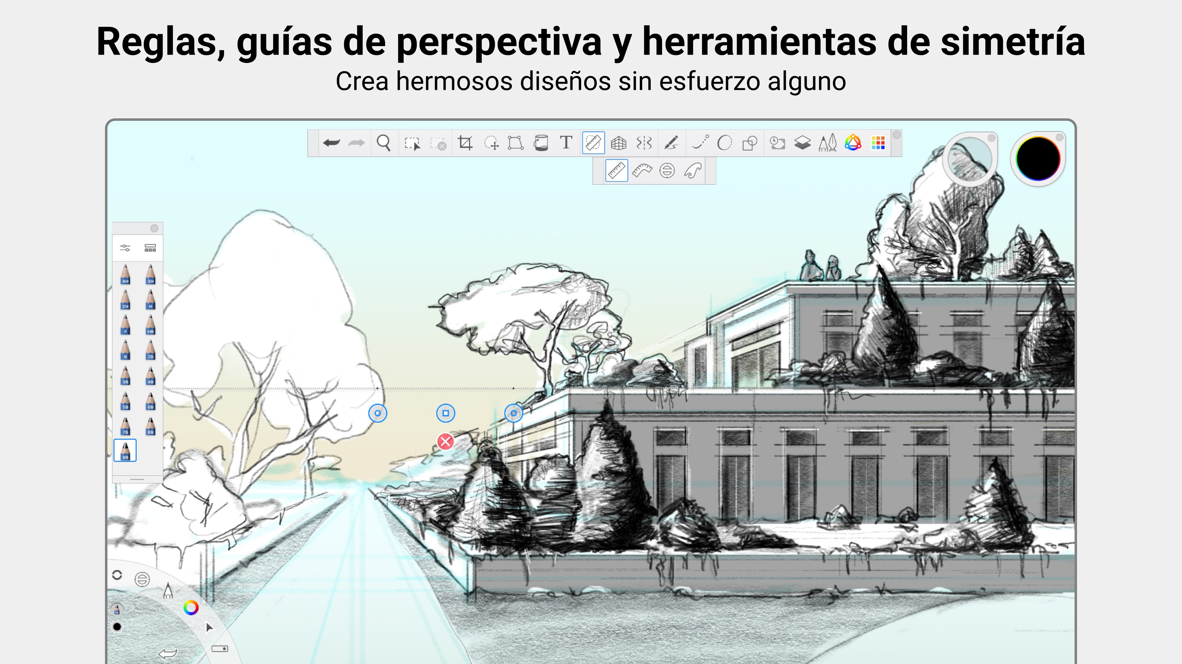 Captura de pantalla de Sketchbook Pro