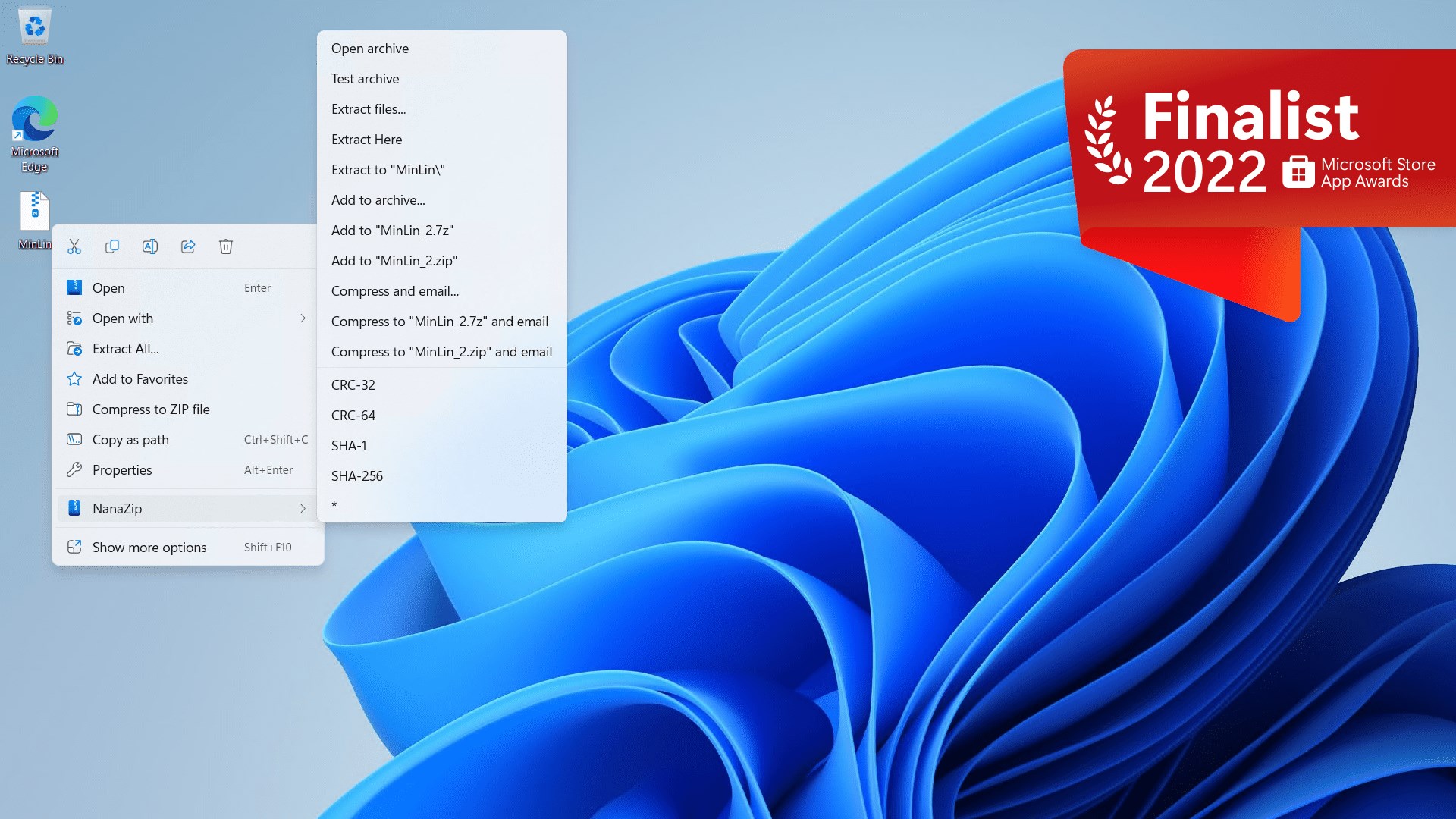 NanaZip screenshot