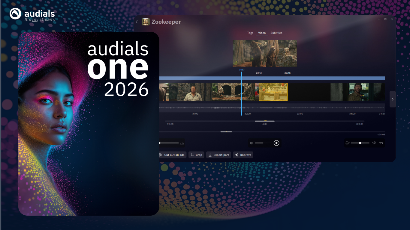 Captura de pantalla de Audials One 2026