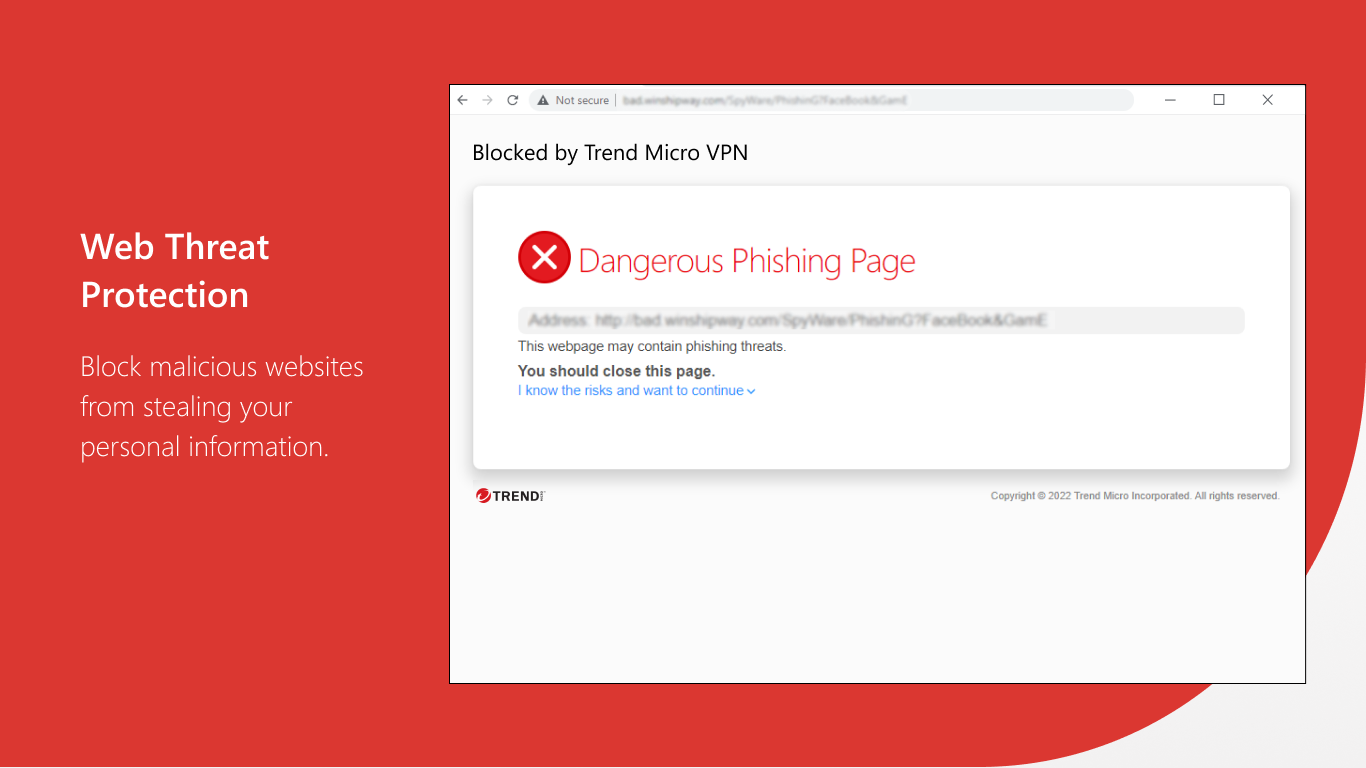 Trend Micro VPN- Safer VPN Screenshot