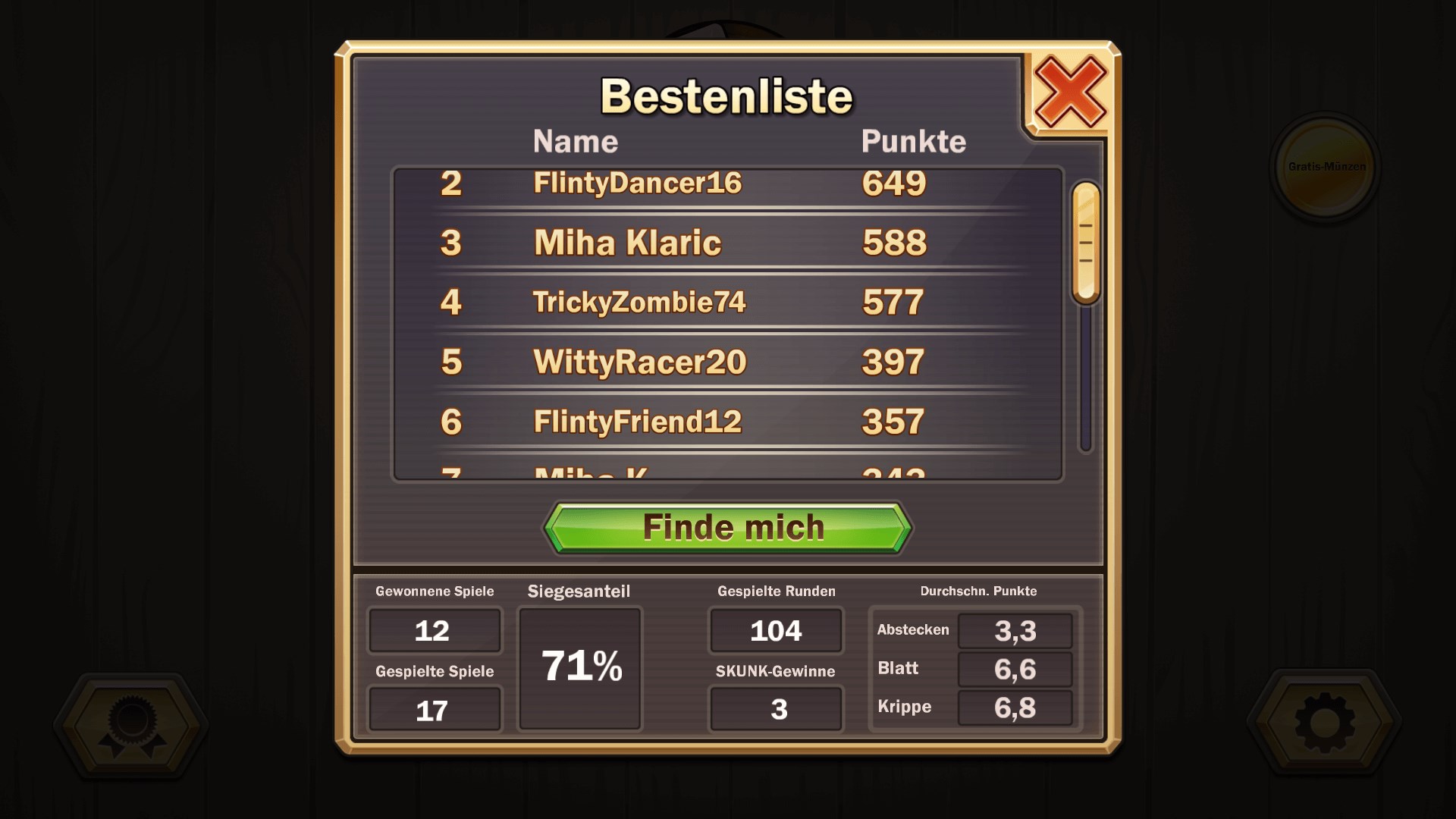 Cribbage Deluxe Screenshot