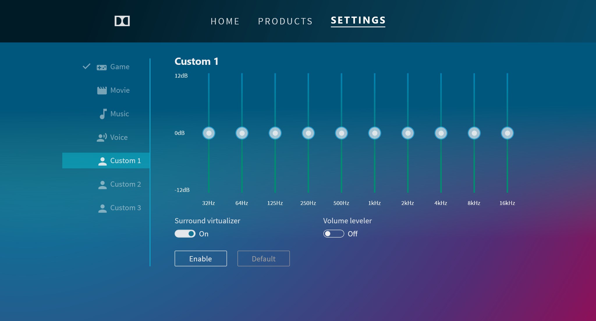 Dolby Access Screenshot