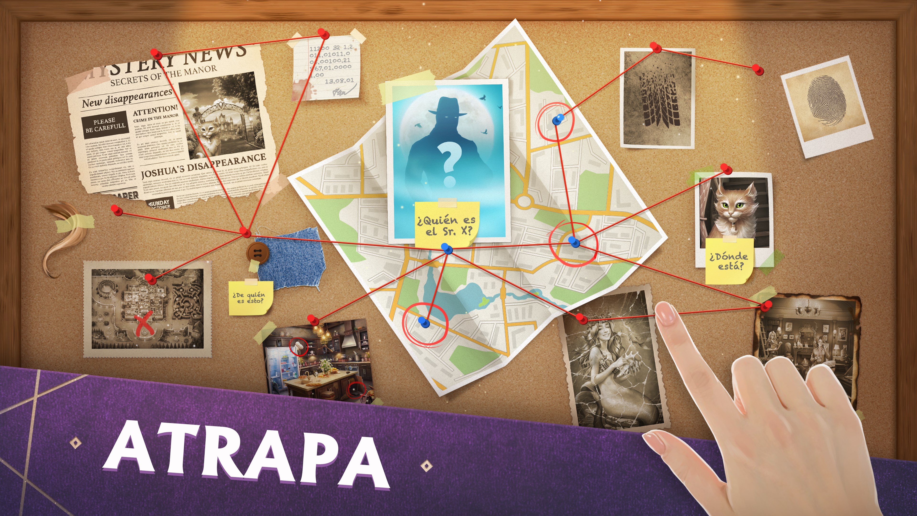 Captura de pantalla de Mystery Manor: hidden objects