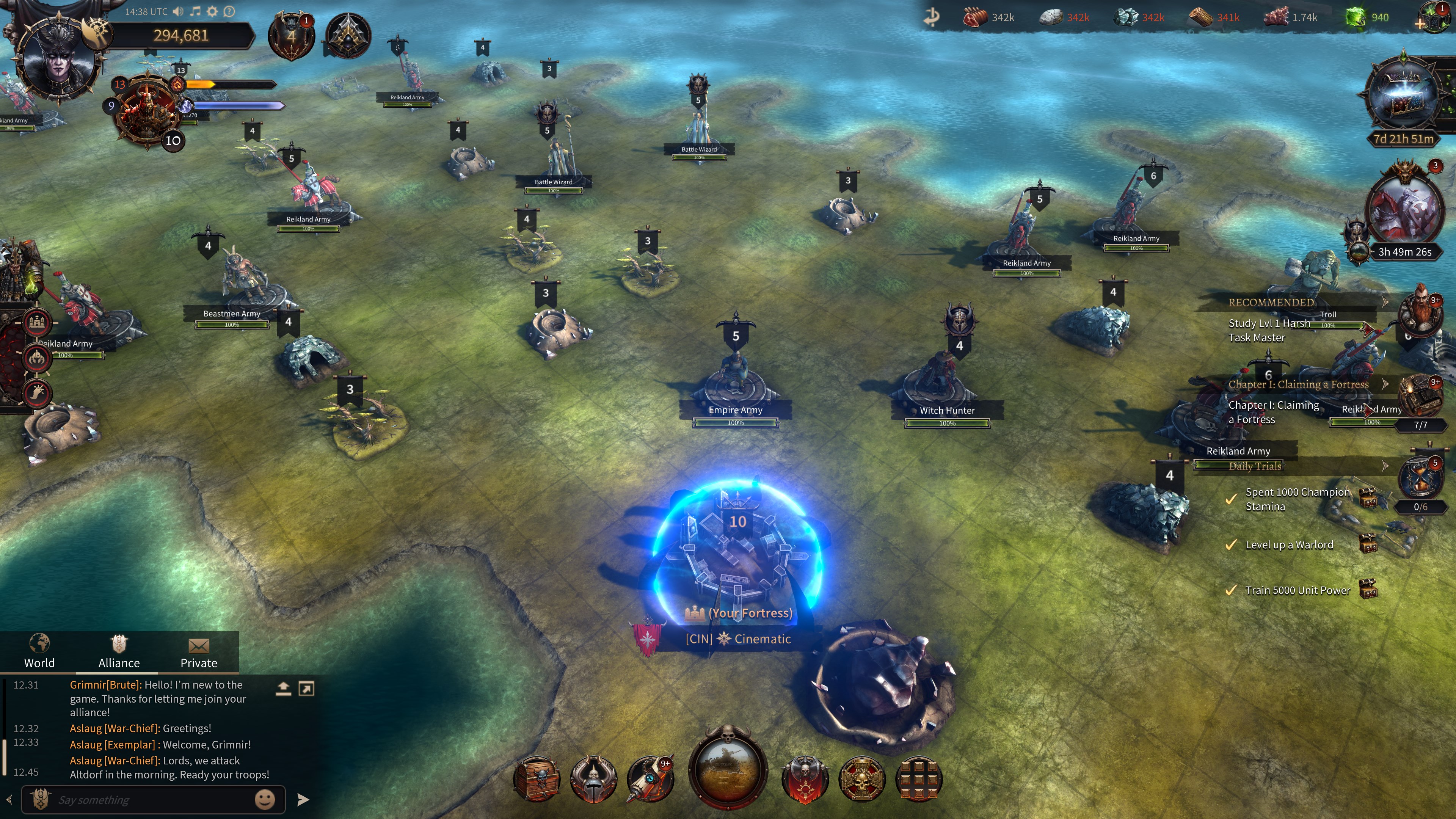 Captura de pantalla de Warhammer: Chaos & Conquest