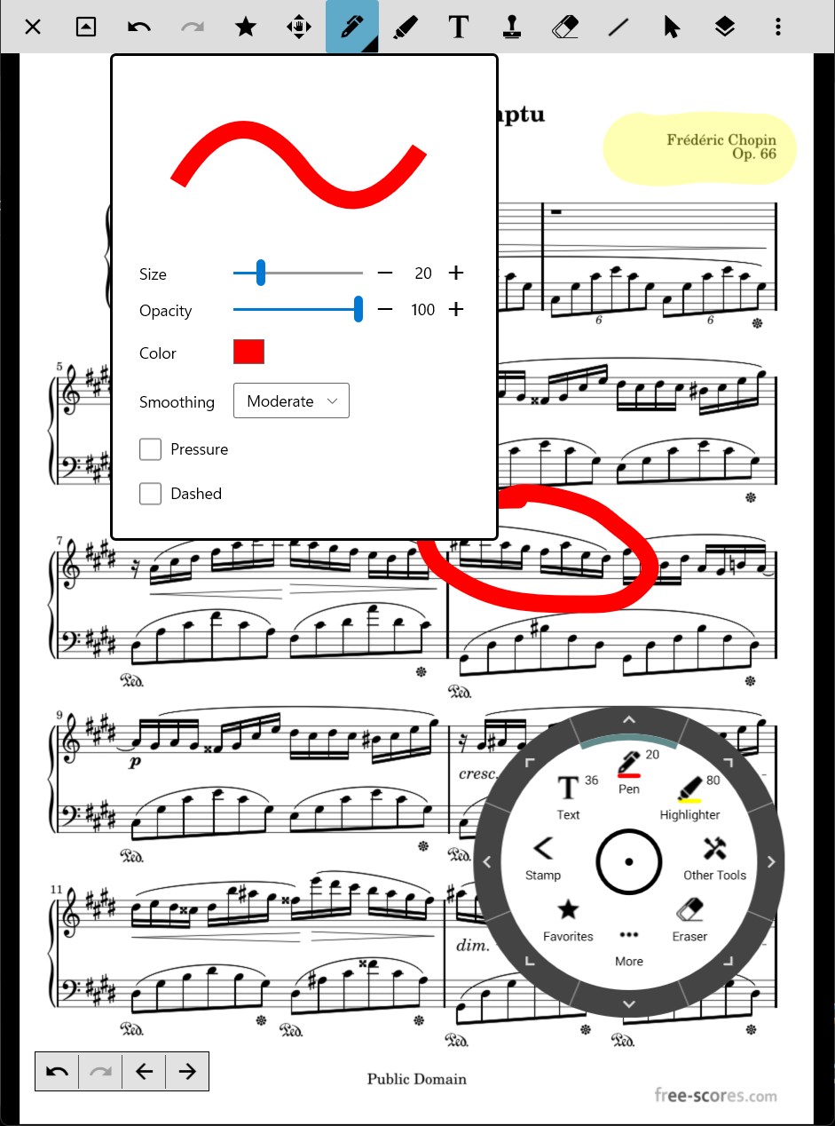 MobileSheets screenshot