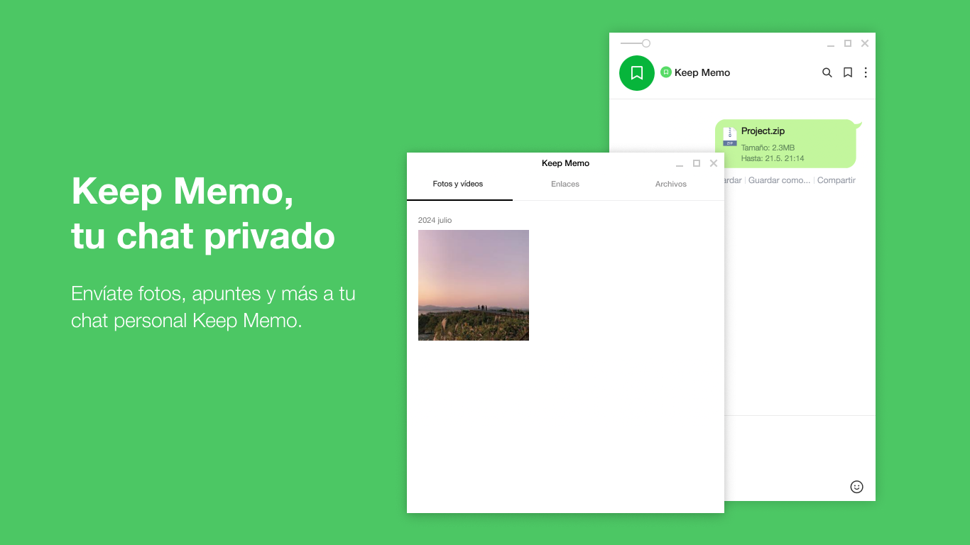 Captura de pantalla de LINE Desktop