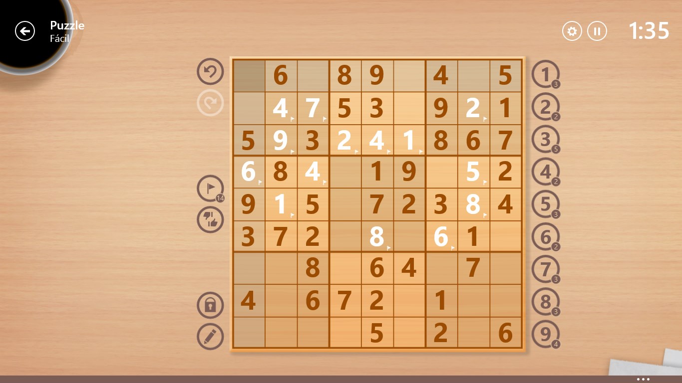 Captura de pantalla de Sudoku Free