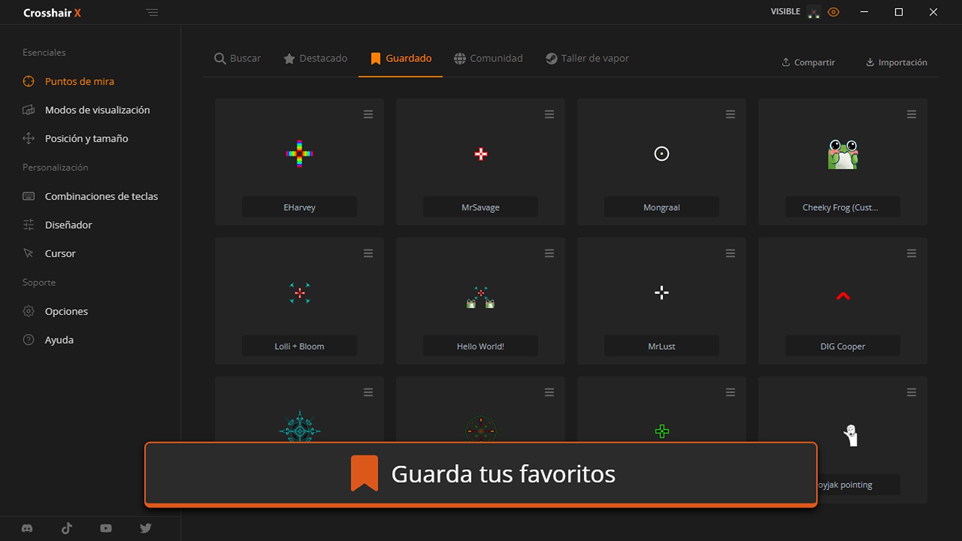 Captura de pantalla de Crosshair X