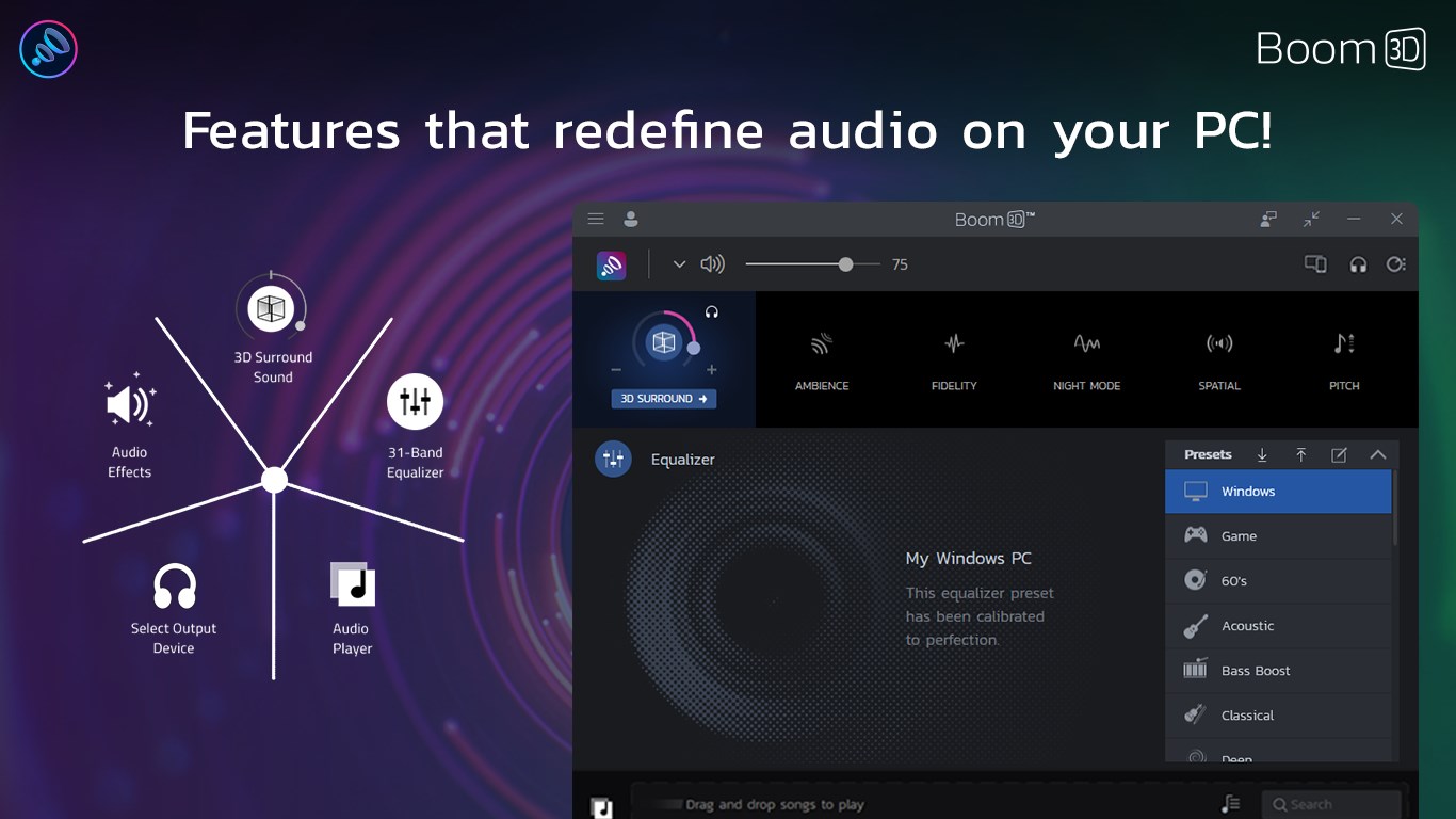 Boom 3D: Audio Enhancer, Equalizer & Bass screenshot