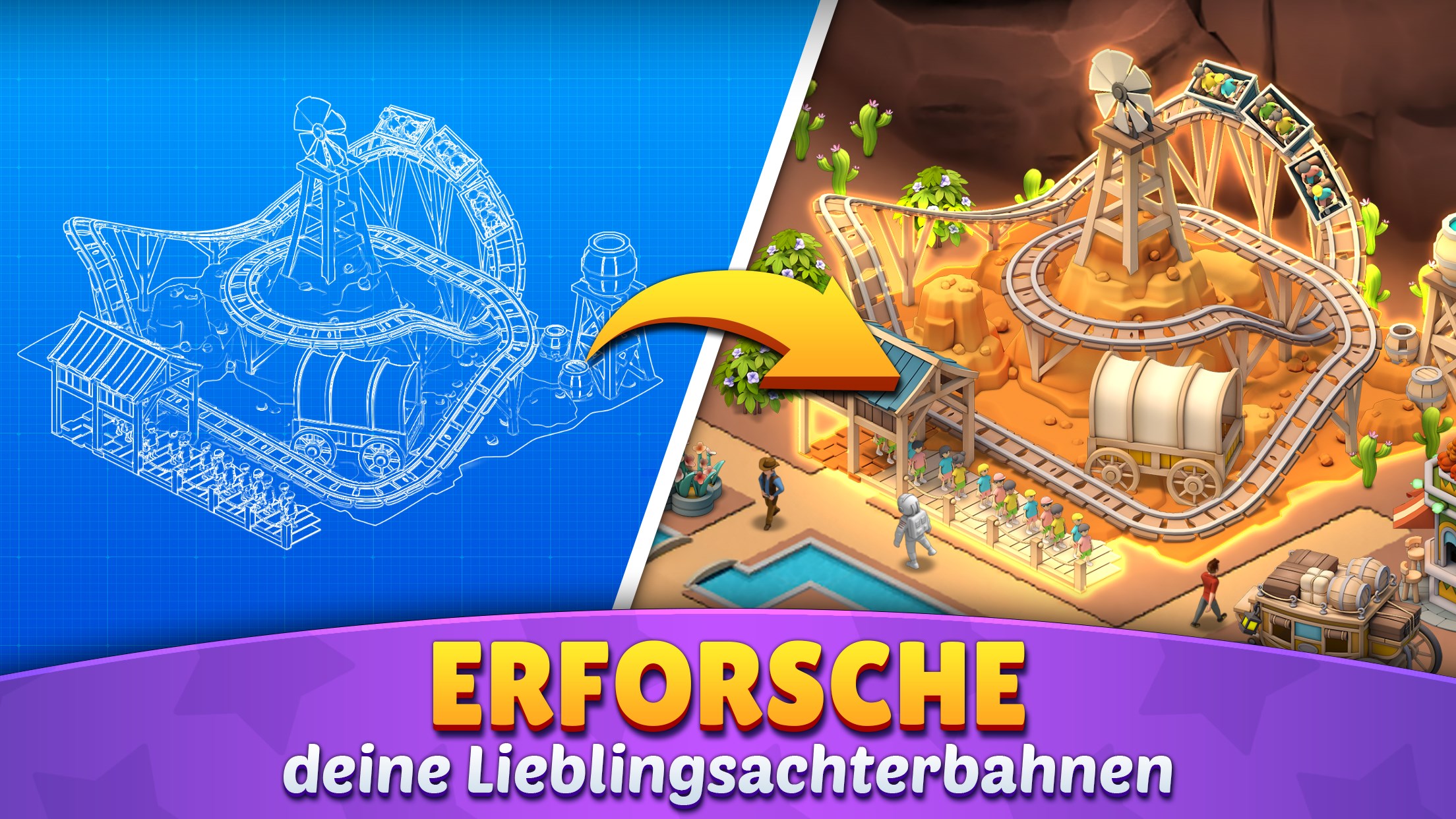 Roller Coaster Life: Theme Park Screenshot