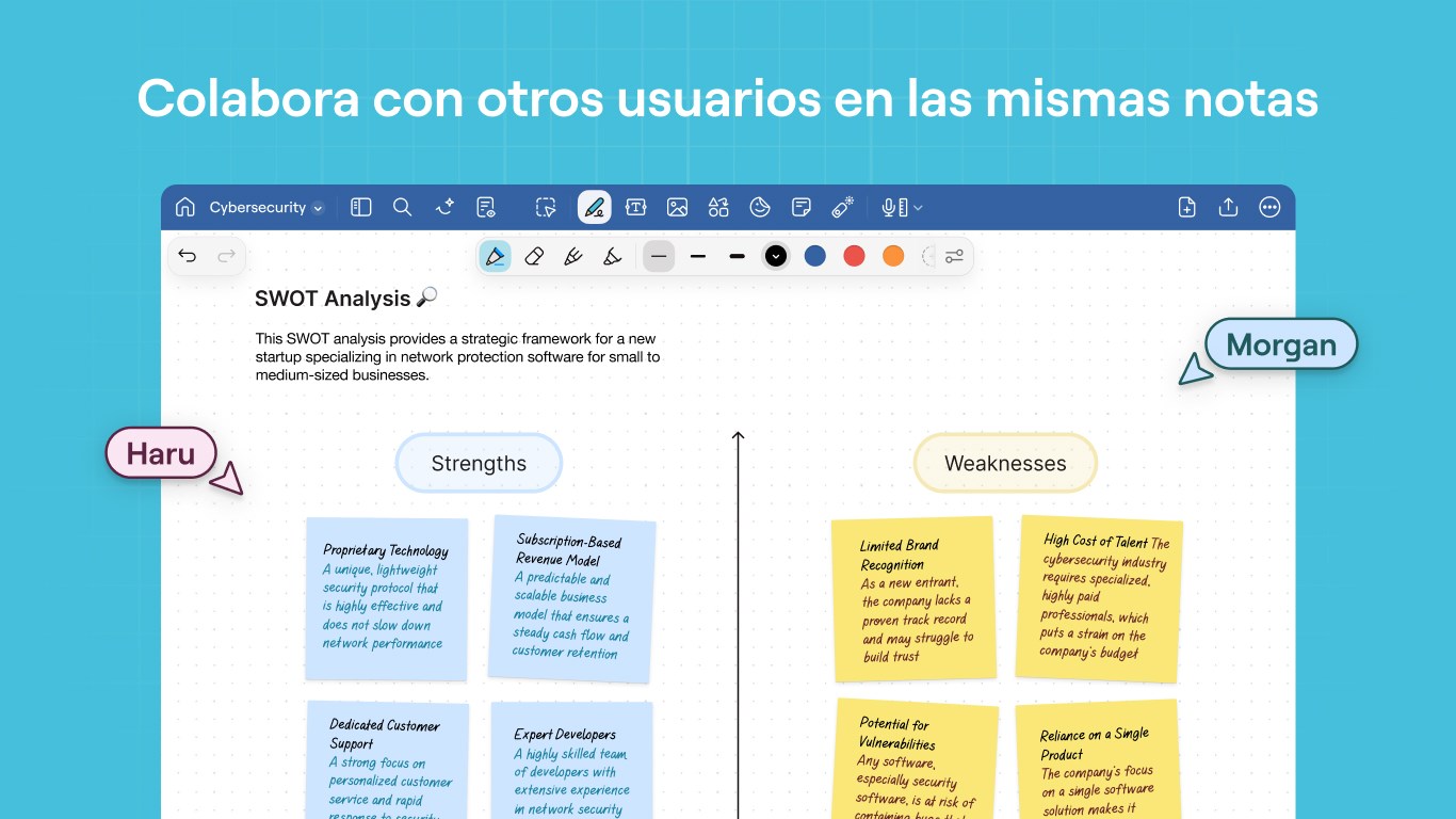 Captura de pantalla de Goodnotes: AI notas, docs, PDF