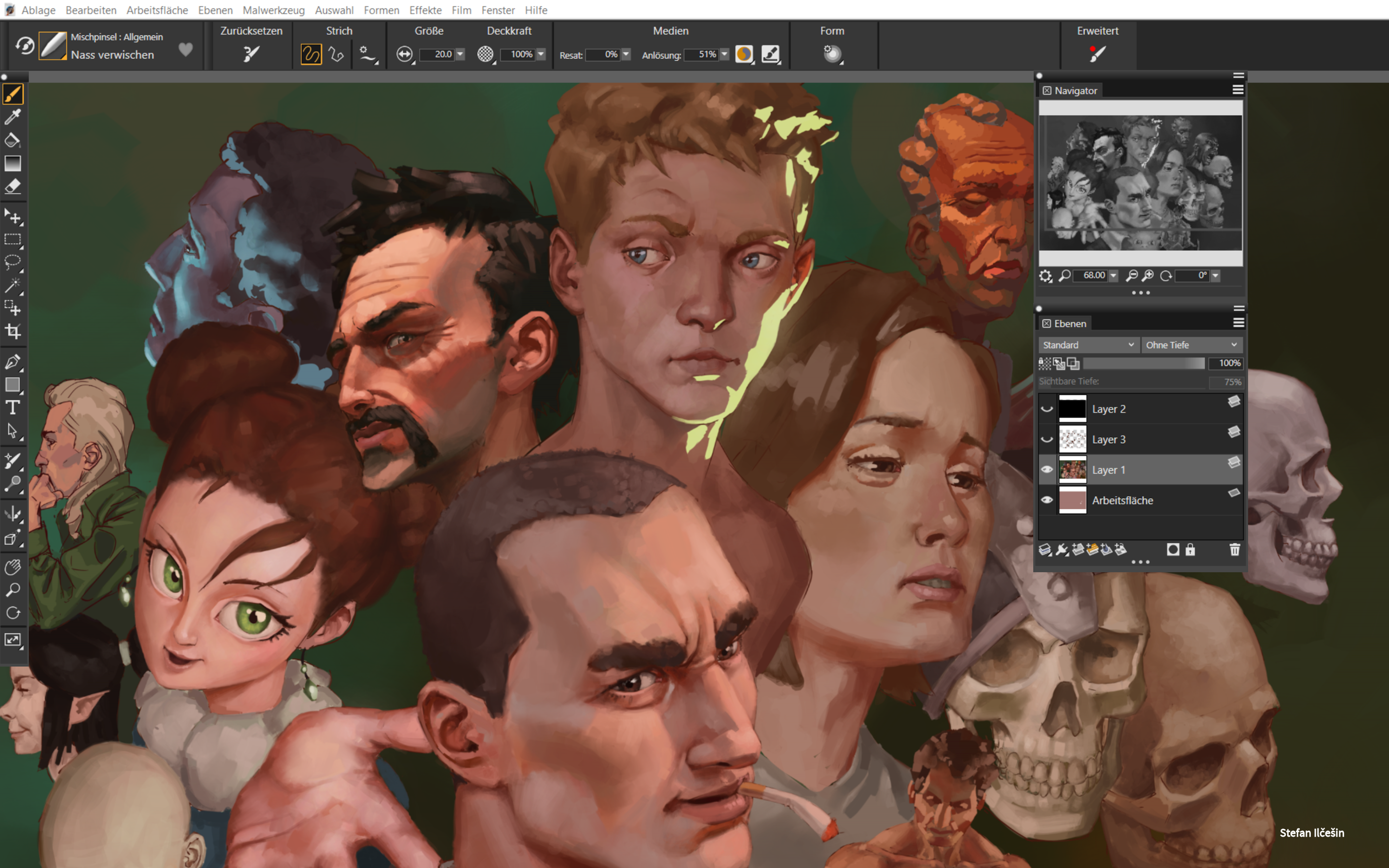 Corel Painter Screenshot