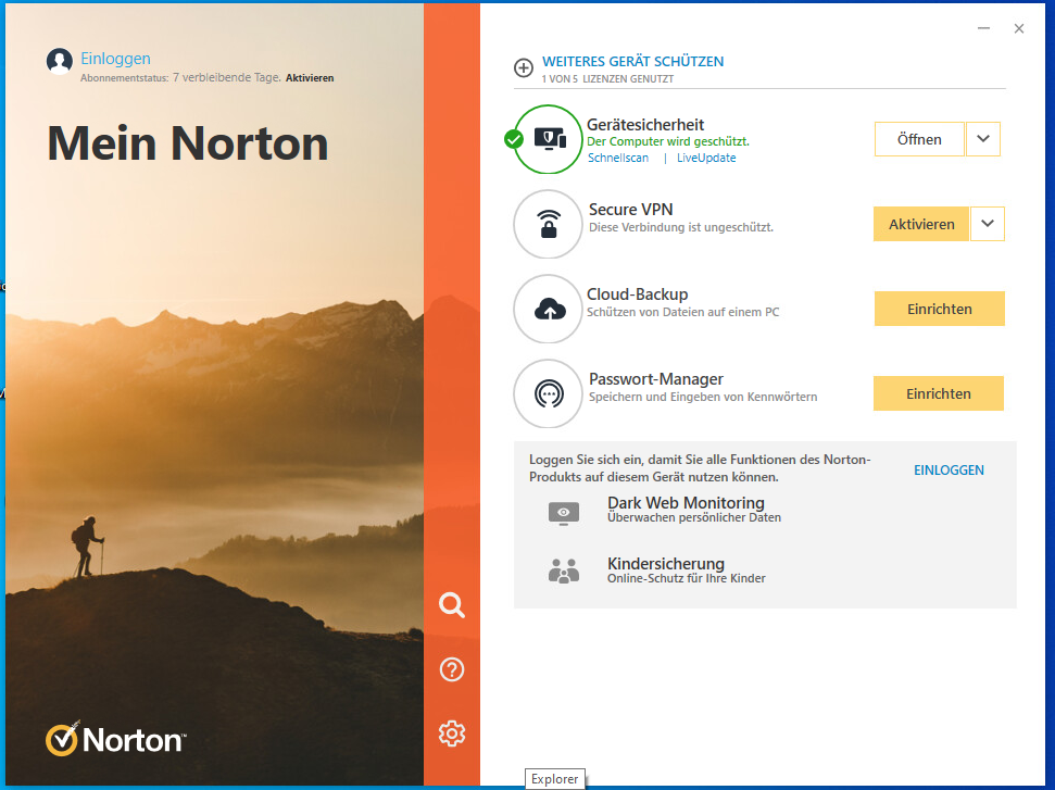 Norton 360 Screenshot
