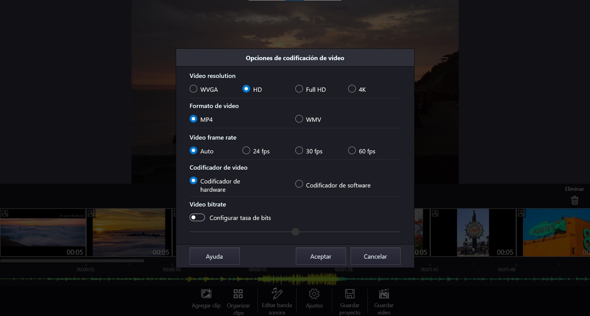 Captura de pantalla de Movie Maker - Video Editor