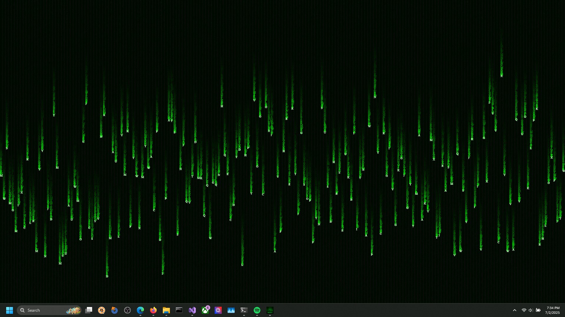 The Matrix Live Wallpaper Screenshot
