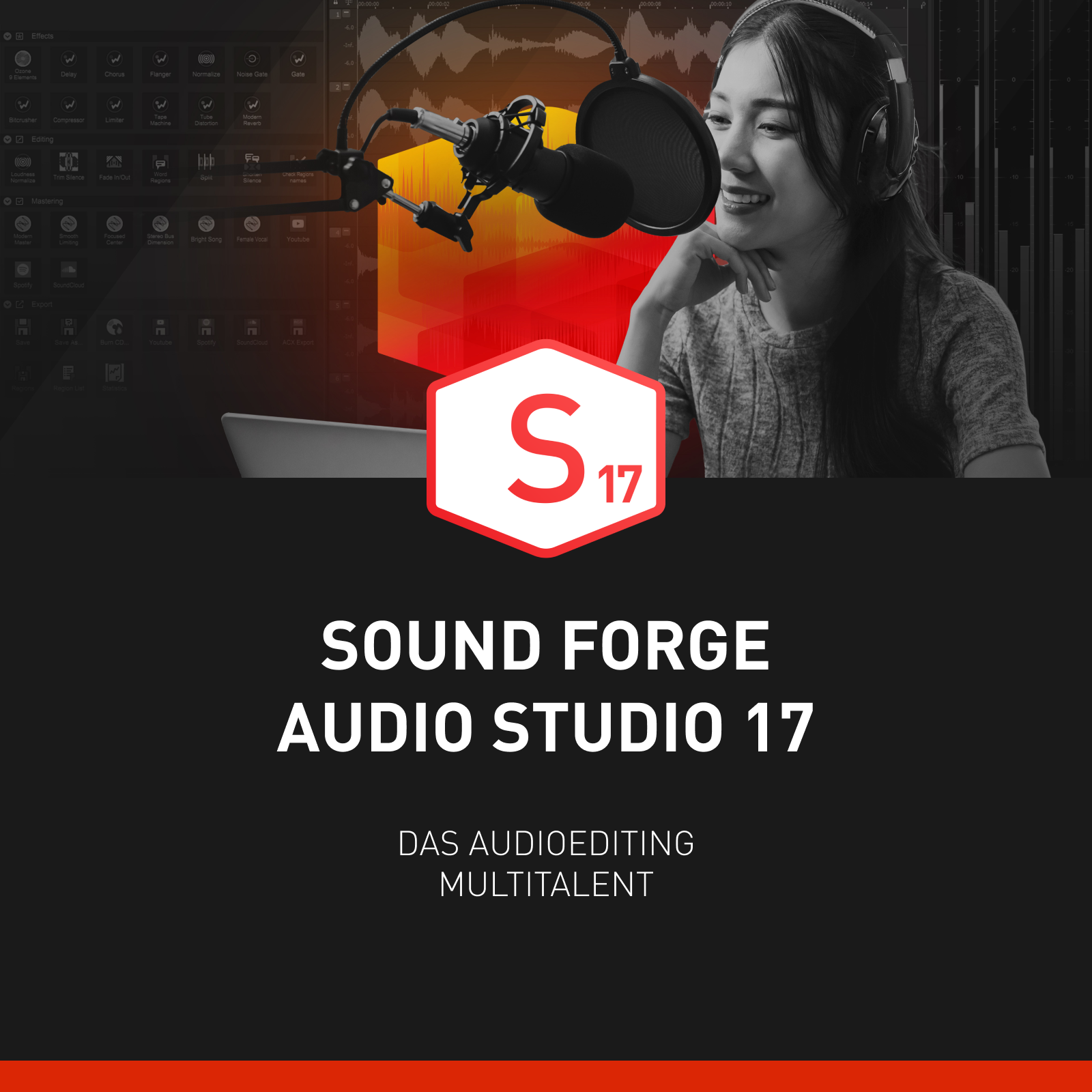 SOUND FORGE Audio Studio 17 Microsoft Store Edition Screenshot