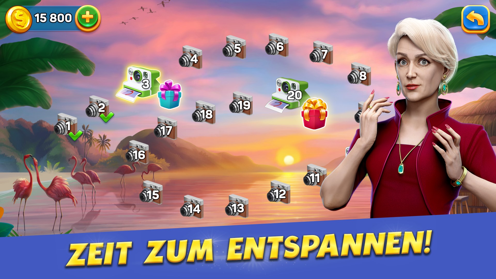 Solitaire Cruise: Solitär Tripeaks Kartenspiel Screenshot