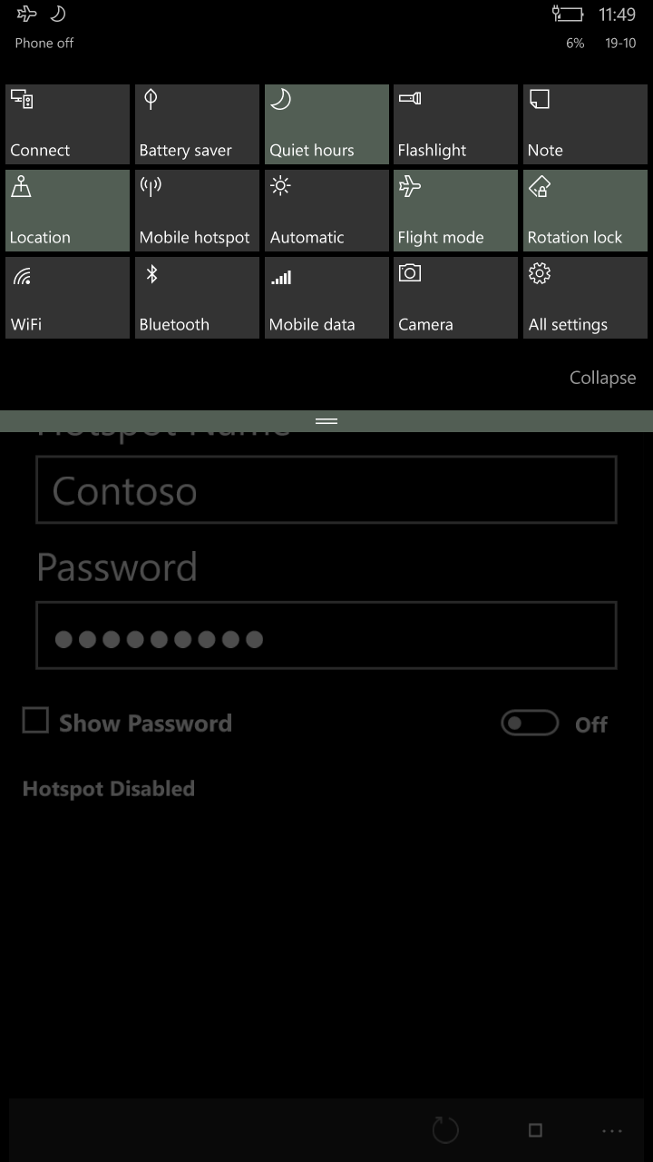 Hotspot screenshot