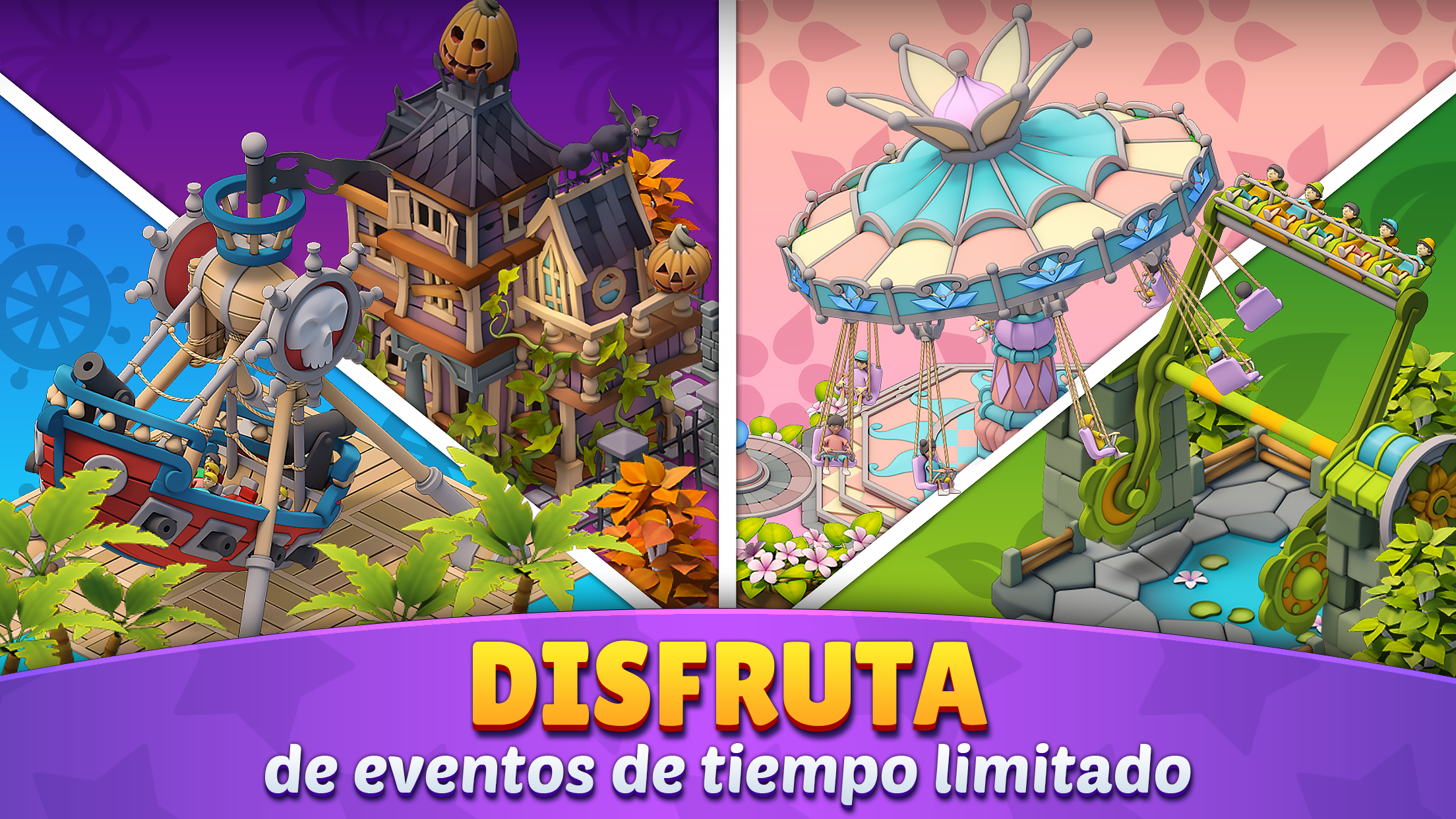 Captura de pantalla de Roller Coaster Life: Theme Park