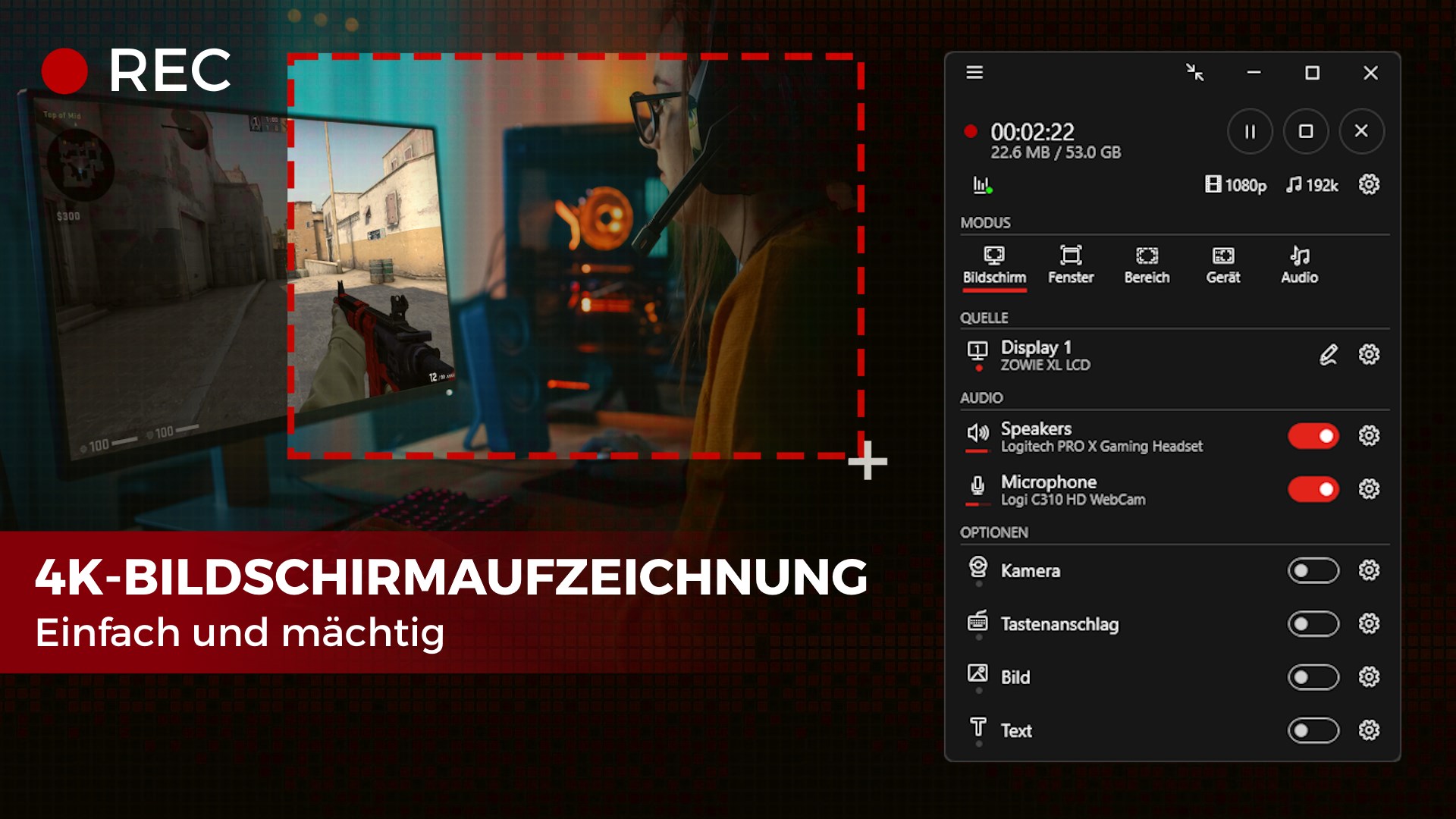 Screenbits - Screen Recorder (Bildschirmaufnahme) Screenshot