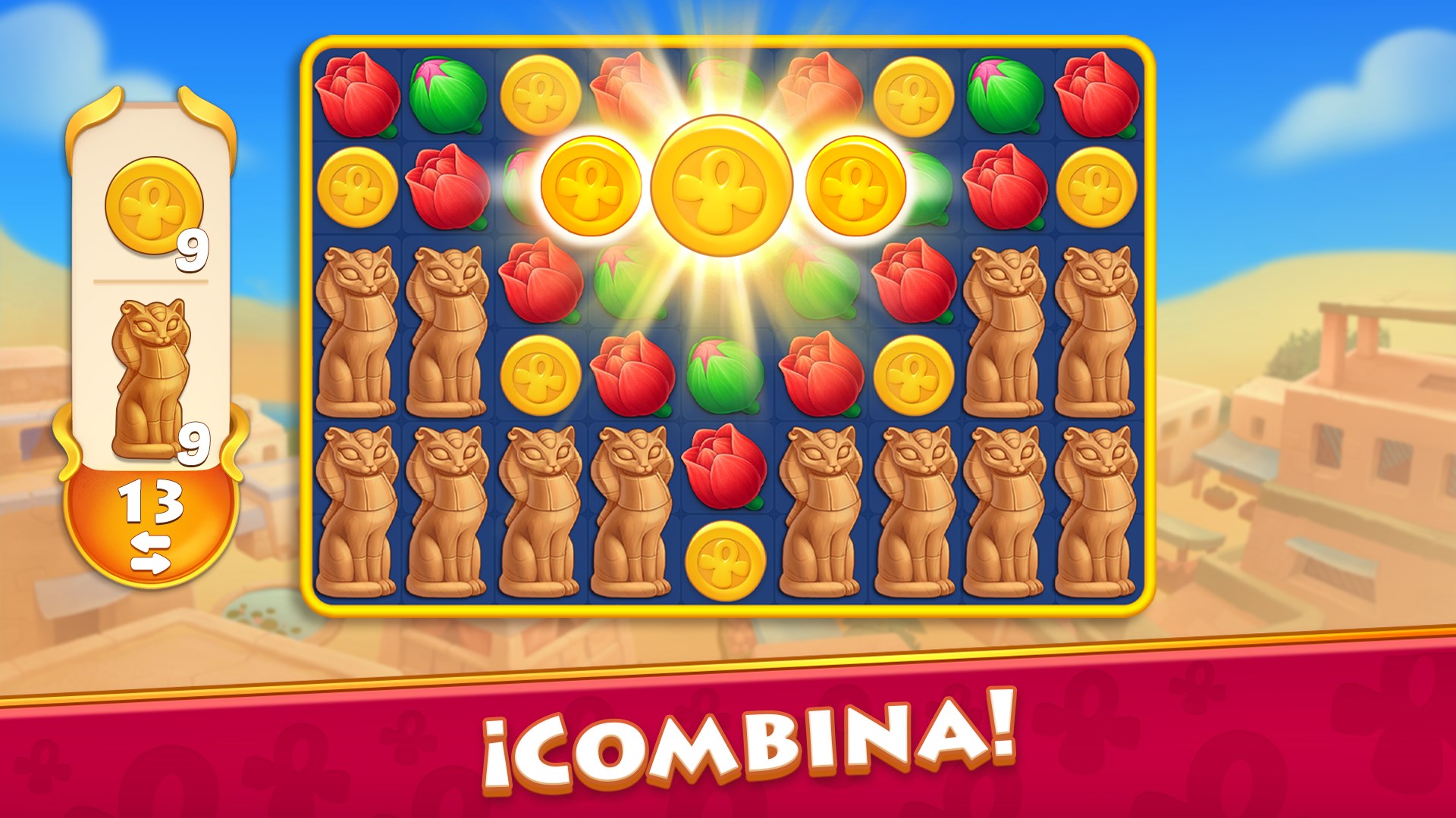 Captura de pantalla de Cradle of Empires: juegos de combinar 3. Match 3 Puzzle
