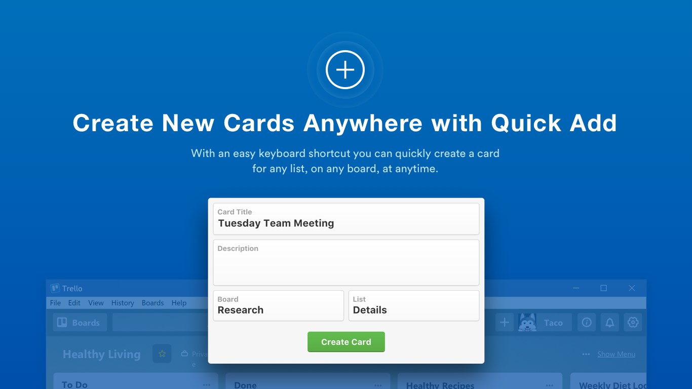 Trello screenshot