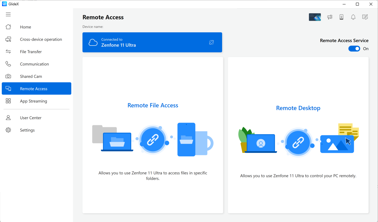 GlideX screenshot