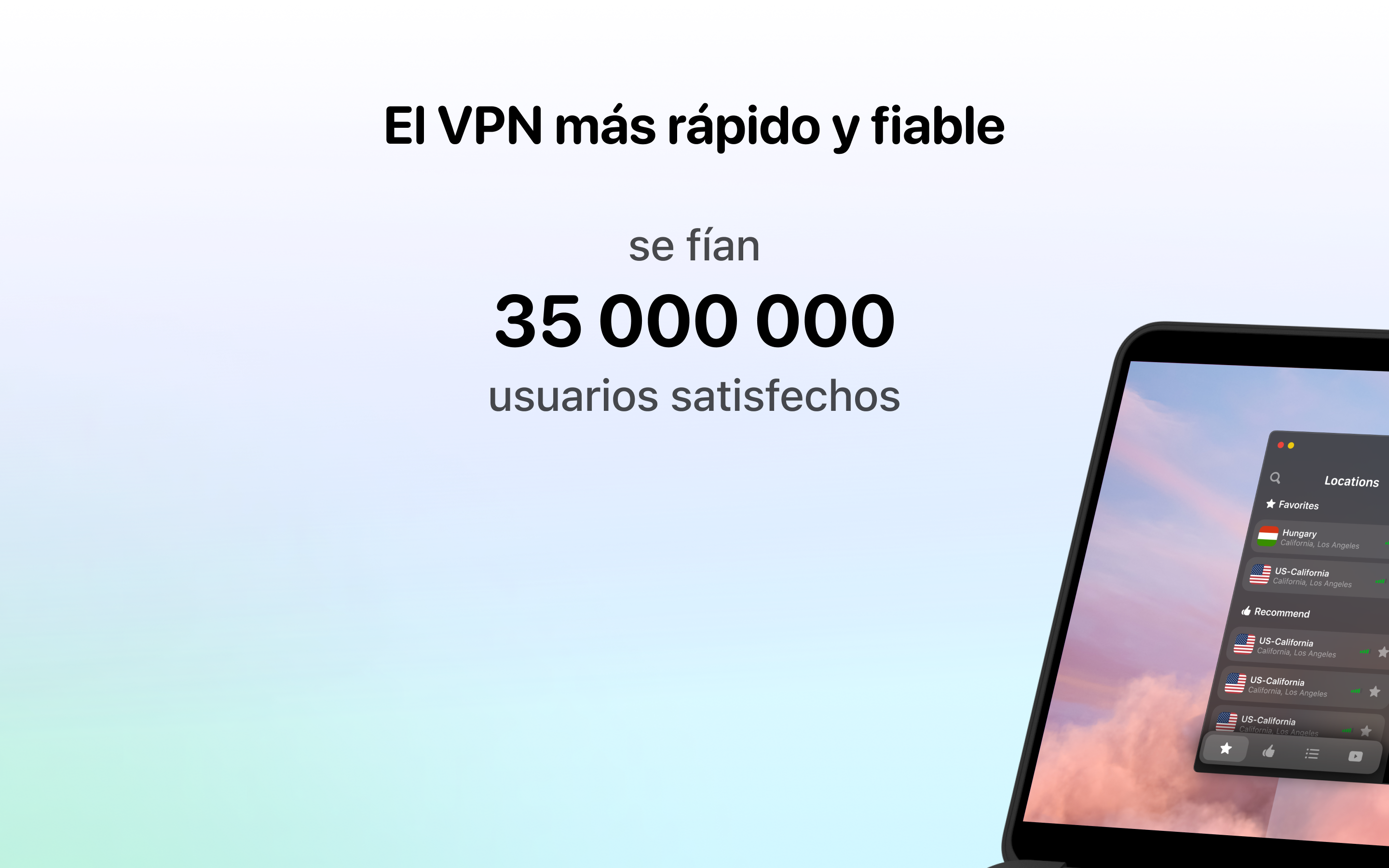 Captura de pantalla de VPN Unlimited®