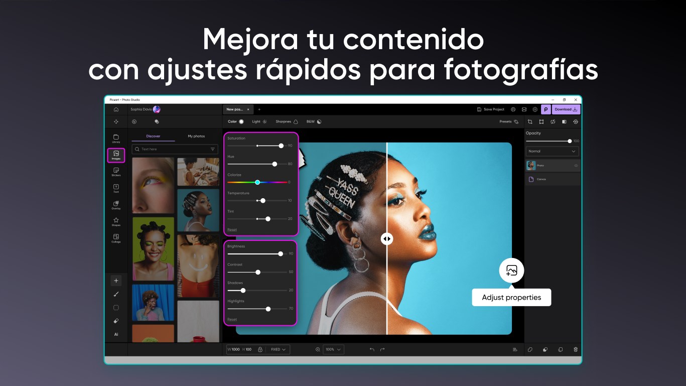 Captura de pantalla de Picsart AI Photo Editor