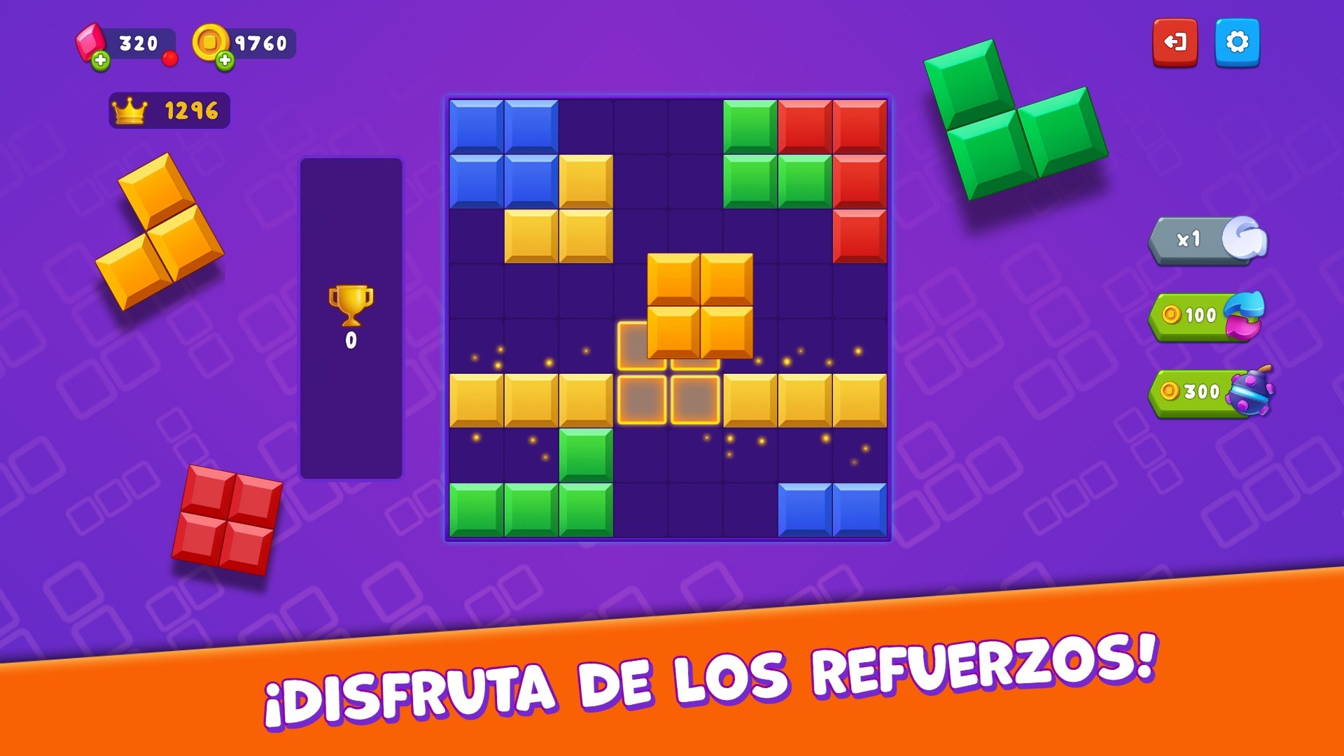 Captura de pantalla de BlockBuster Puzzle