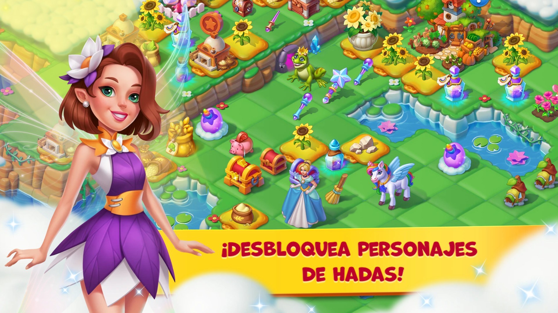 Captura de pantalla de Fairyland: Merge and Magic