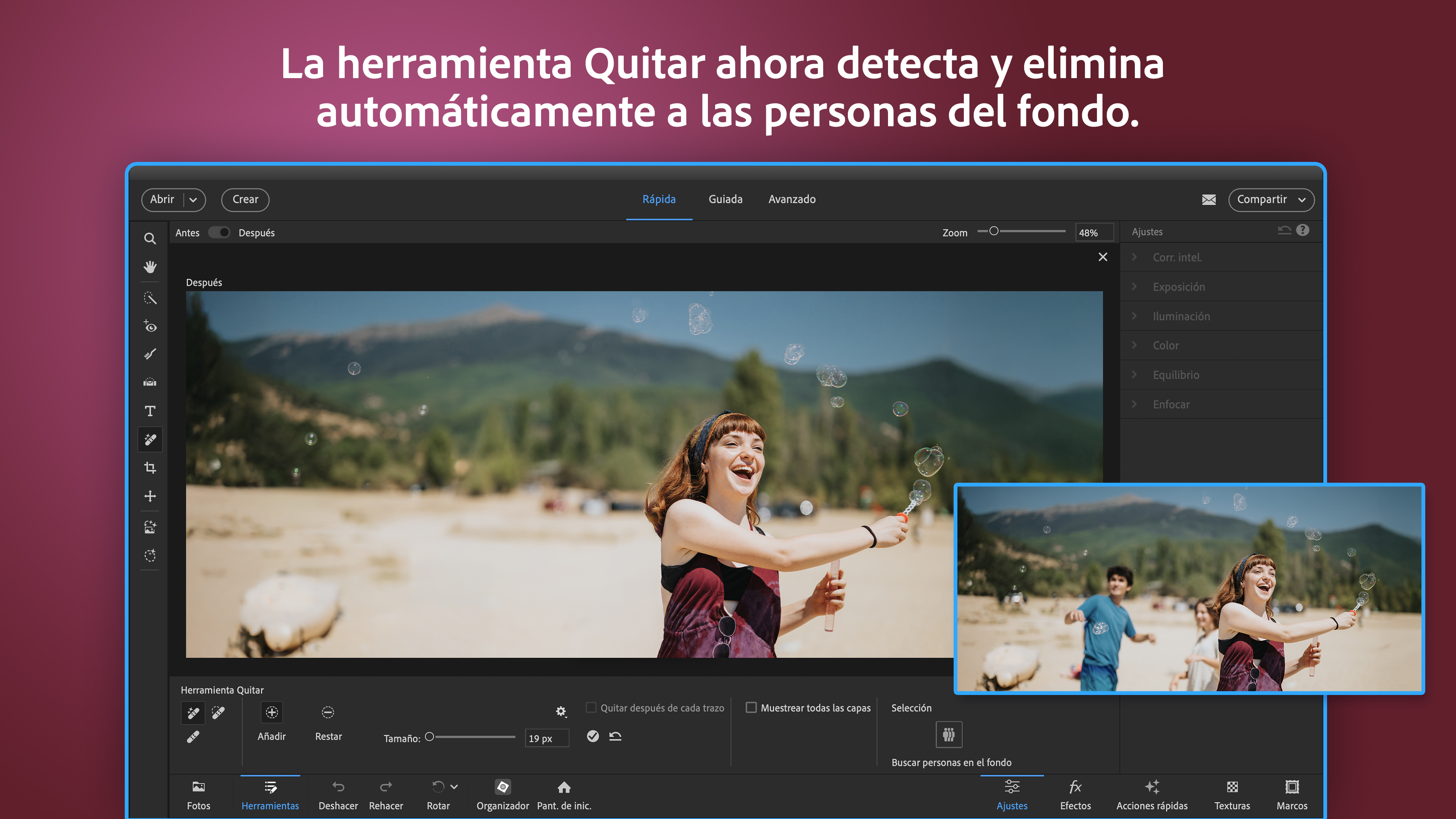 Captura de pantalla de Adobe Photoshop Elements & Premiere Elements 2026