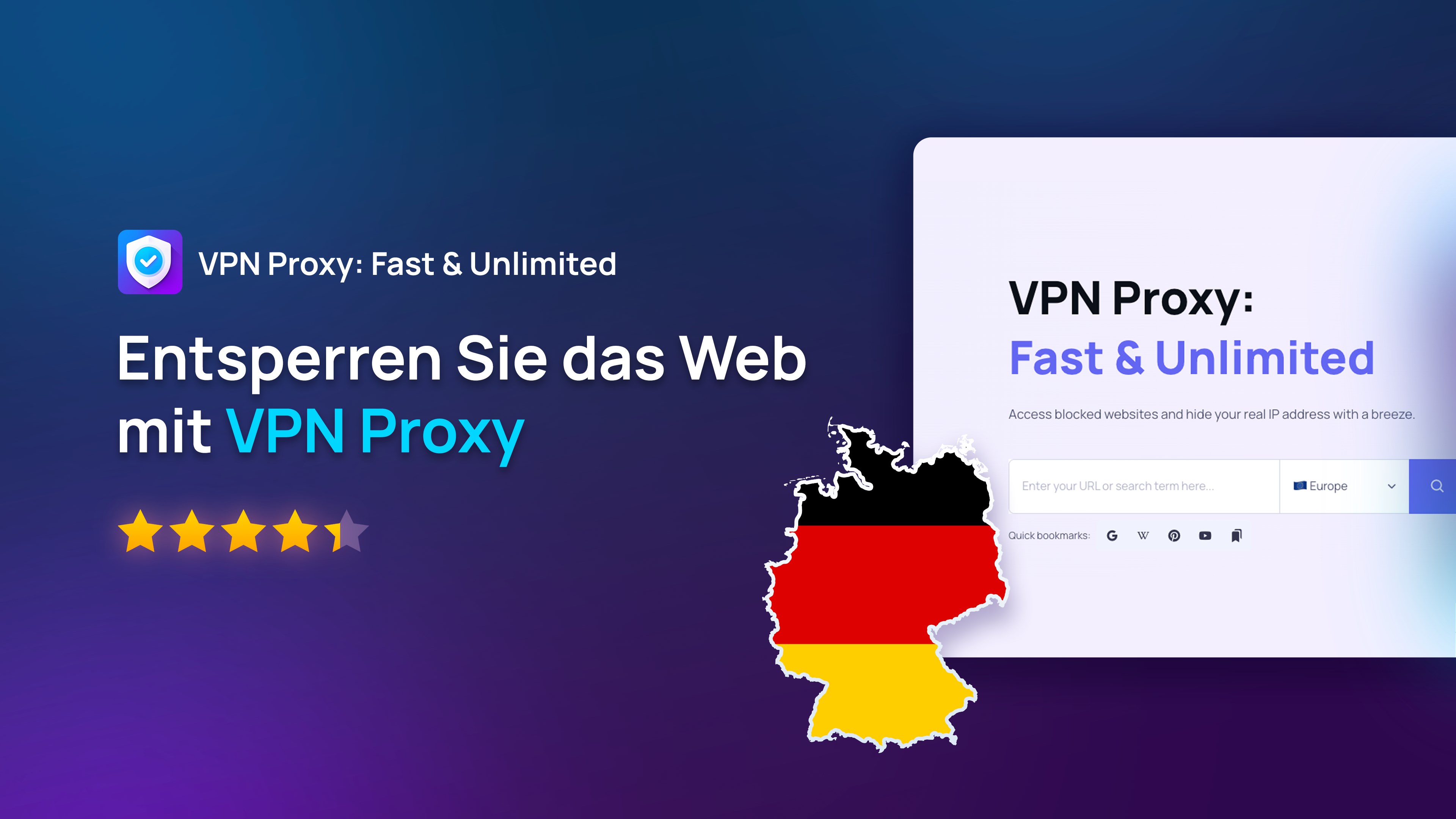 VPN Proxy: Kostenlos & Unbegrenzt Screenshot