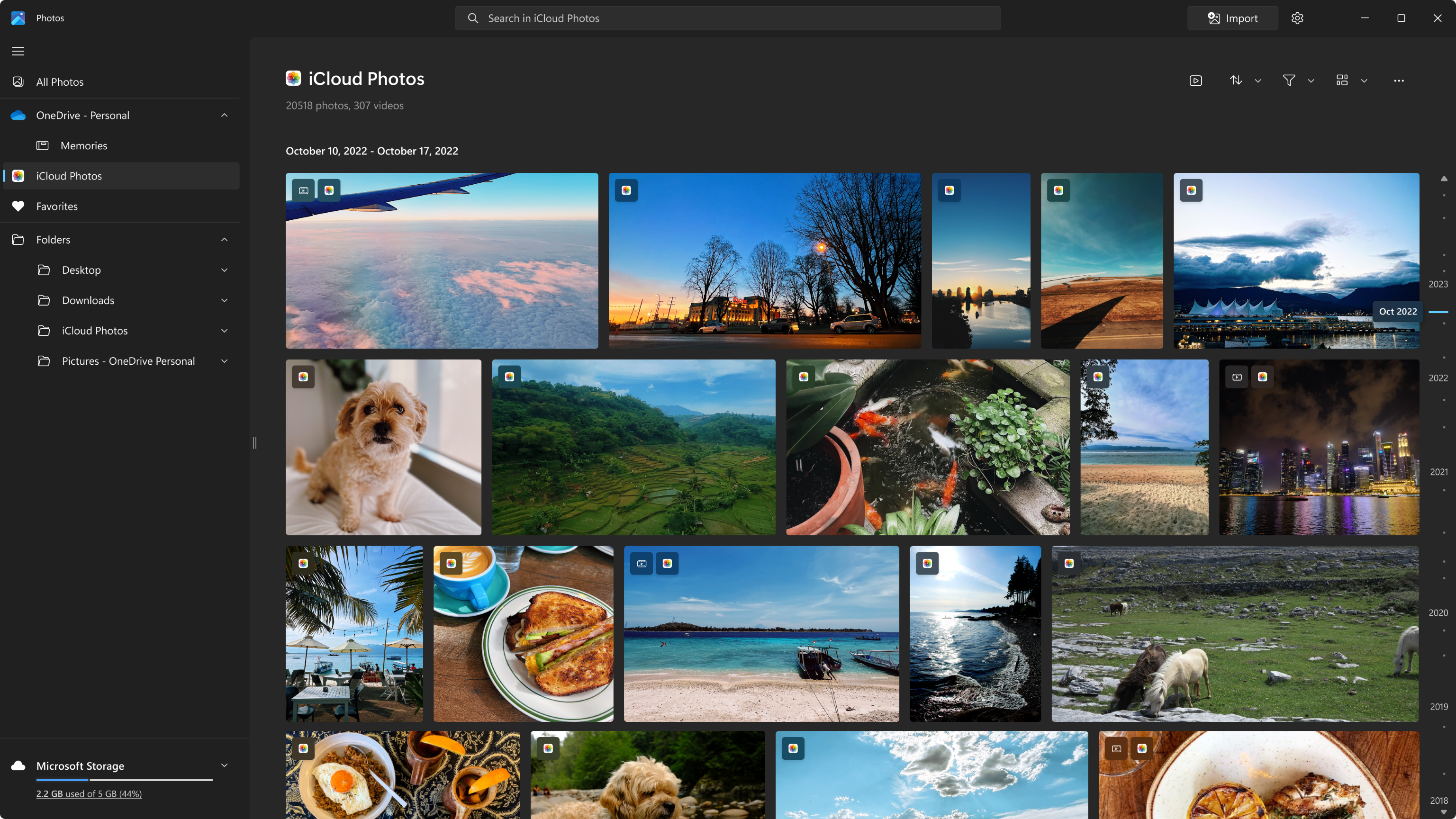 Microsoft Photos screenshot