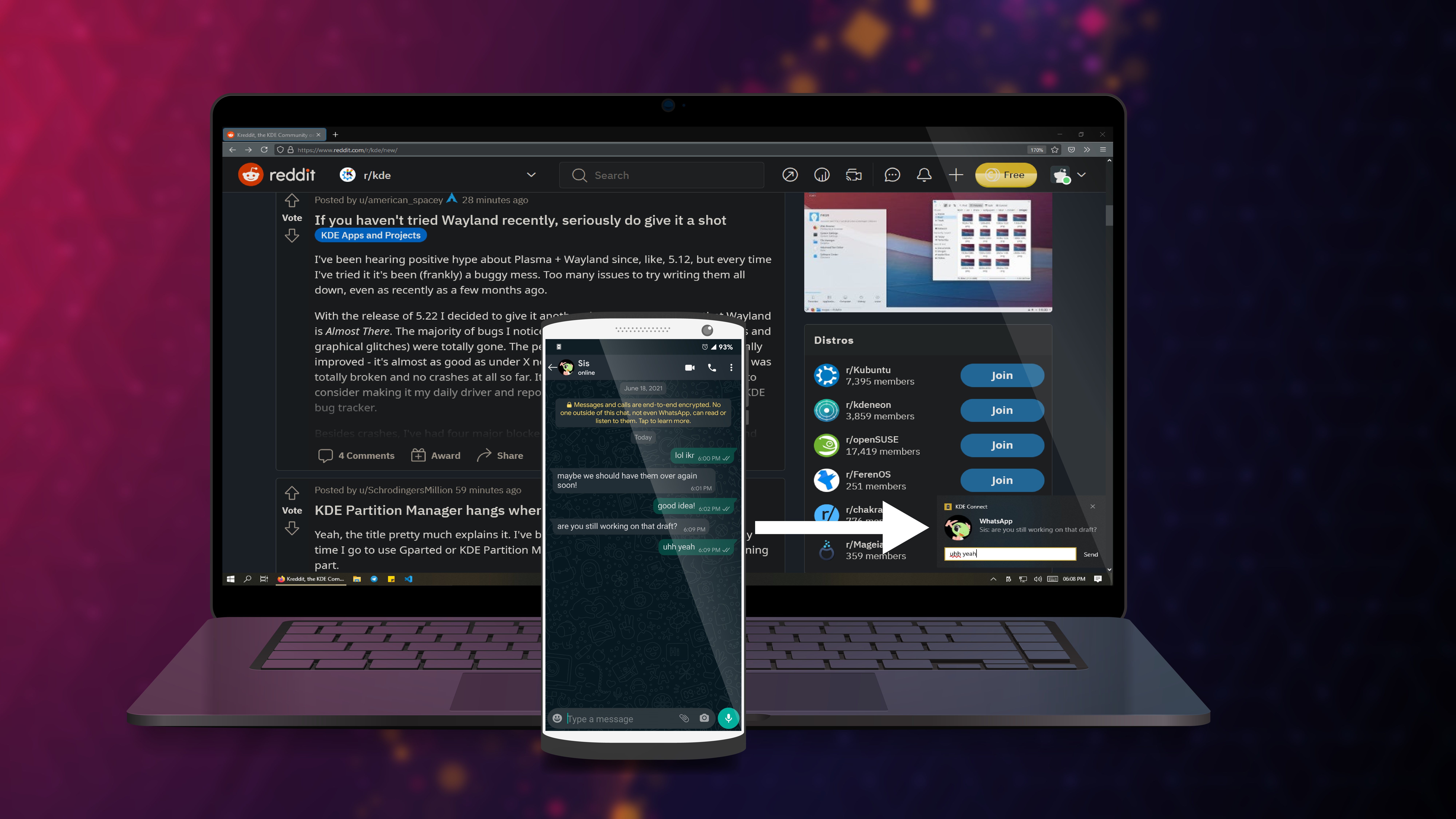 KDE Connect screenshot