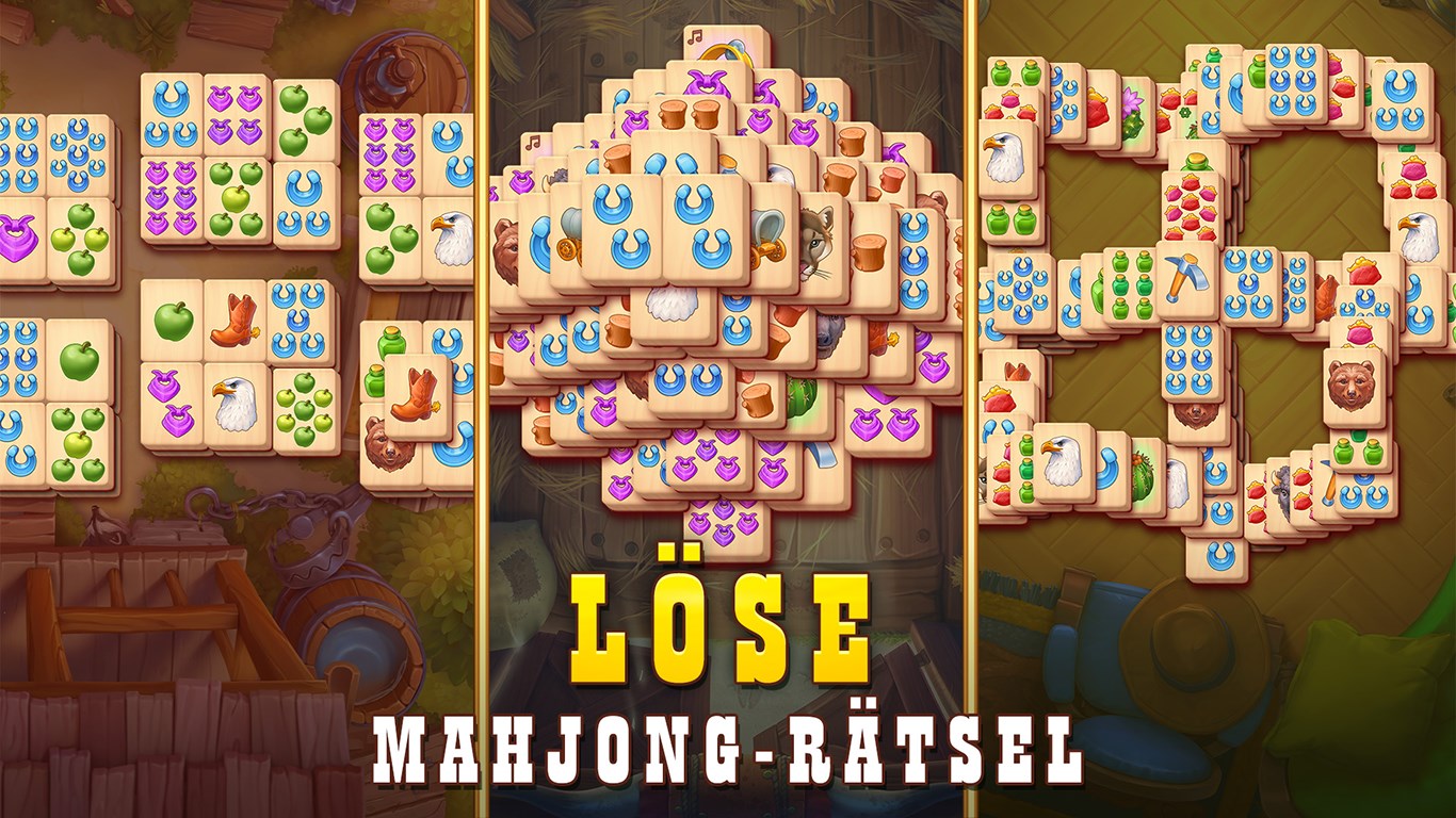 Sheriff of Mahjong: Solitär-Spiel. Stadt erneuern. Screenshot