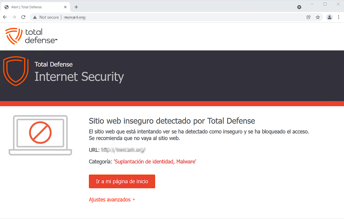 Captura de pantalla de Total Defense Essential Anti-Virus