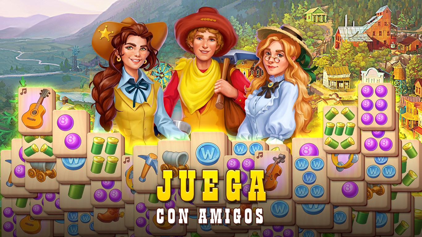 Captura de pantalla de Sheriff of Mahjong: une fichas, renueva la ciudad