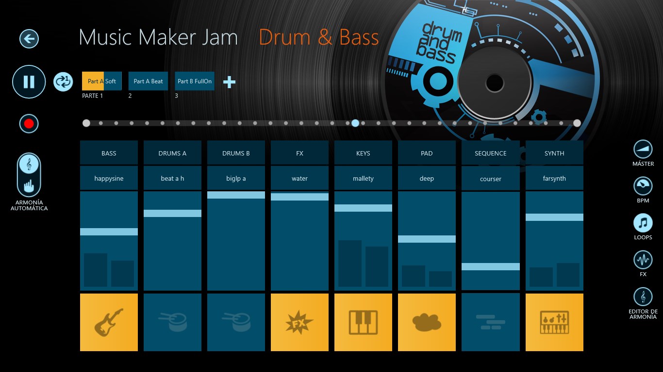 Captura de pantalla de Music Maker Jam