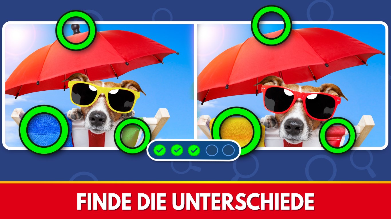Finde die Unterschiede: Suche Screenshot