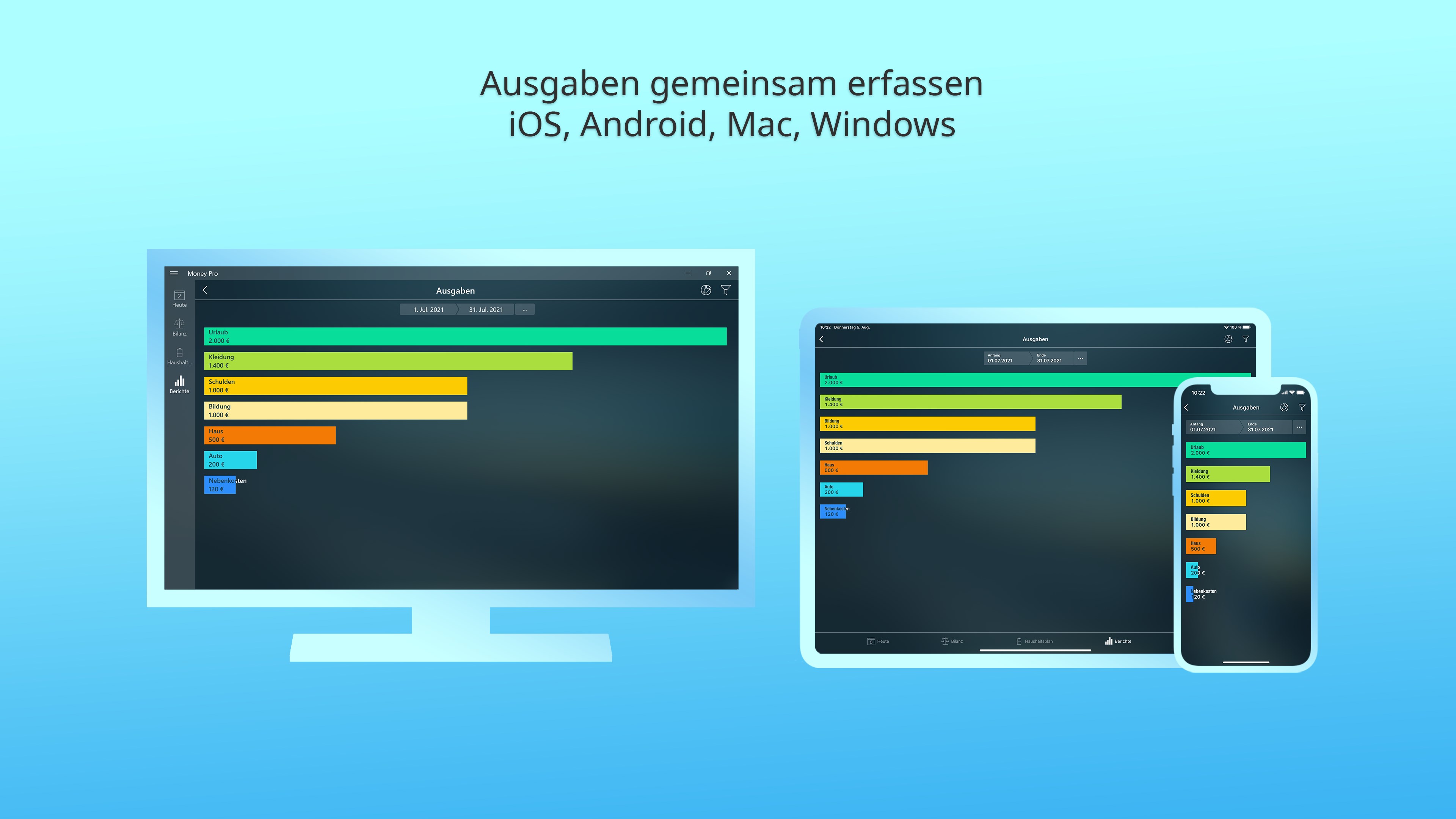 Money Pro - Geld, Budget, persönliche Finanzen Screenshot