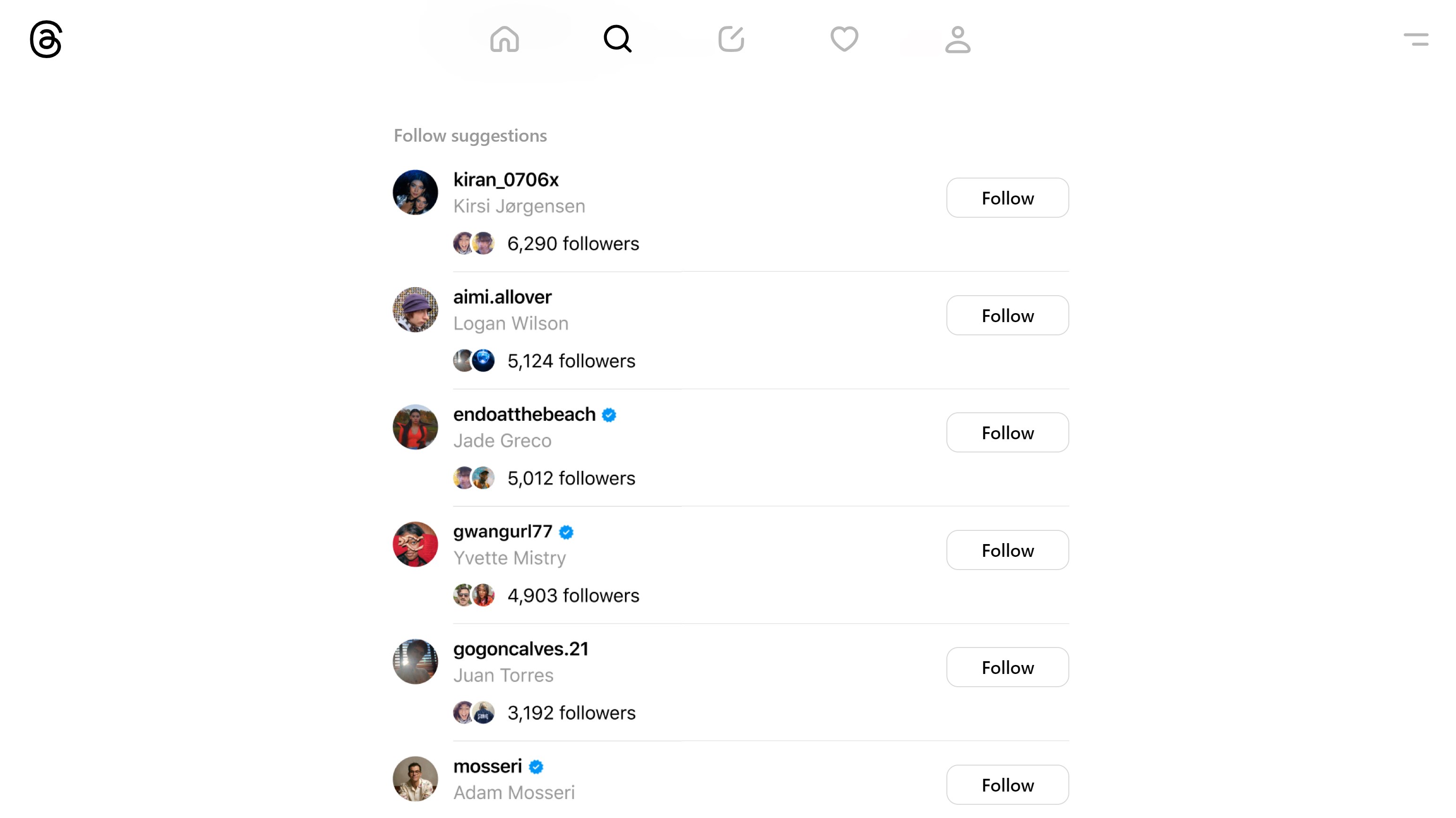 Threads, an Instagram app screenshot
